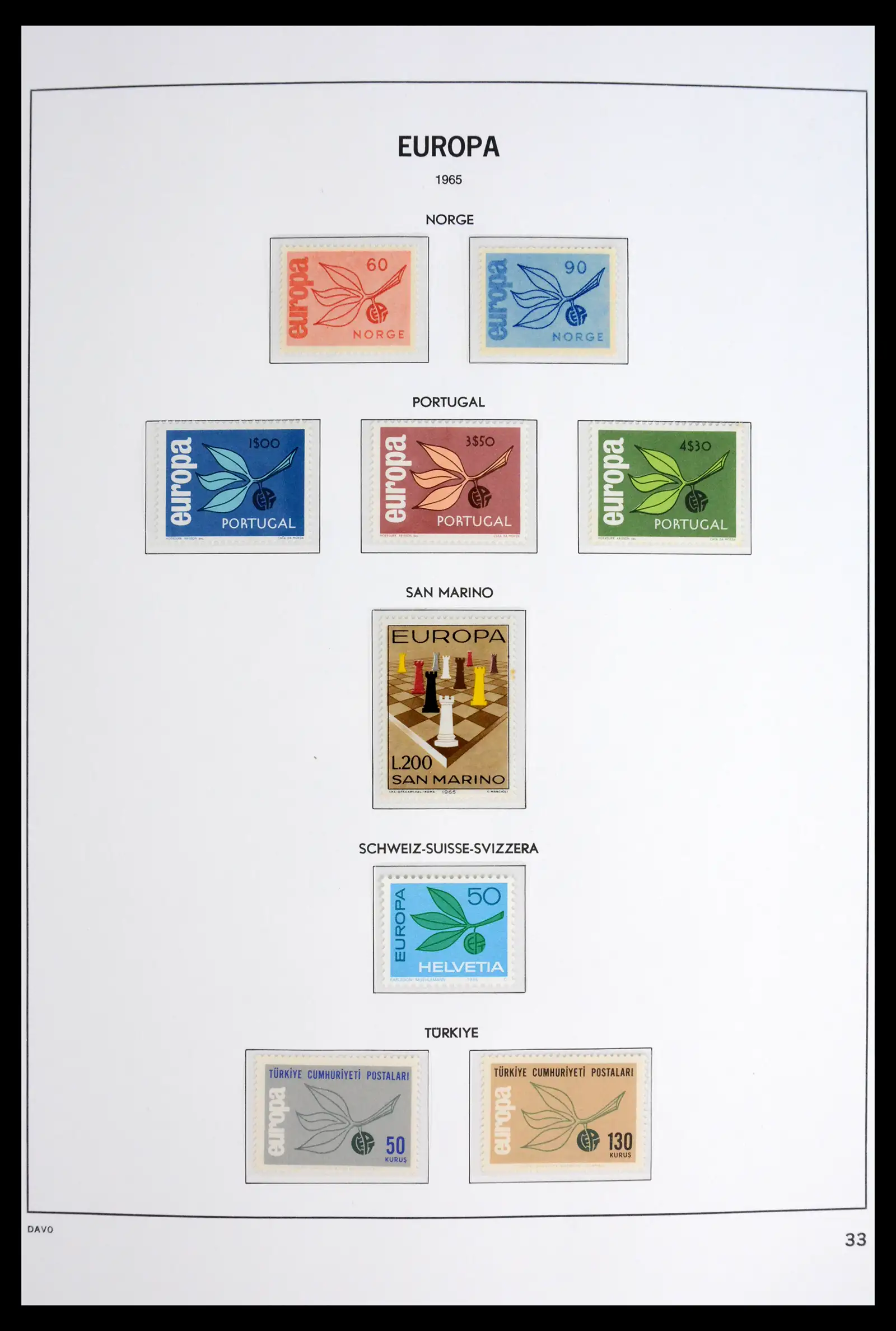 42075 0034 - Stamp collection 42075 Europa Cept complete mnh 1956-2012!
