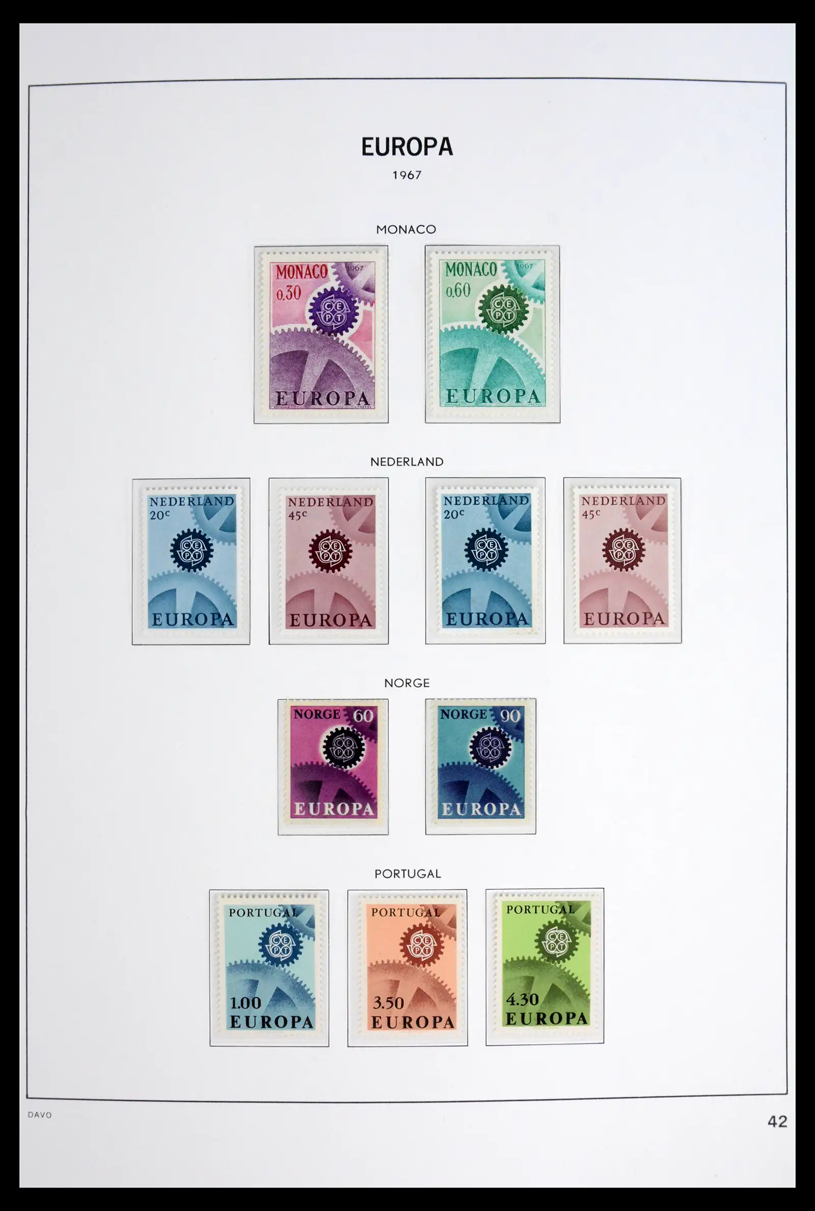 42075 0043 - Stamp collection 42075 Europa Cept complete mnh 1956-2012!