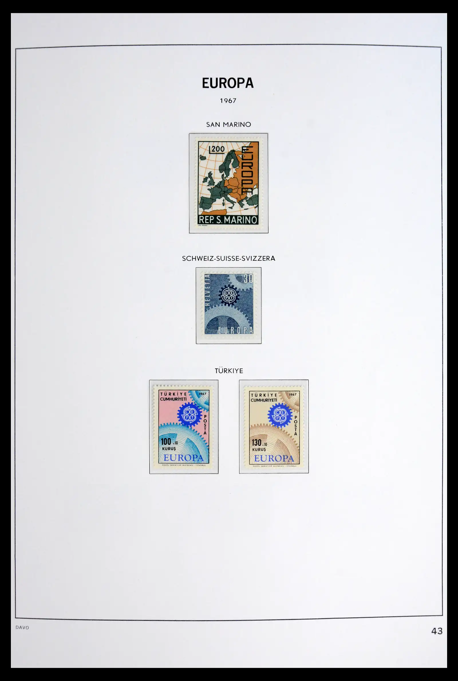 42075 0044 - Stamp collection 42075 Europa Cept complete mnh 1956-2012!