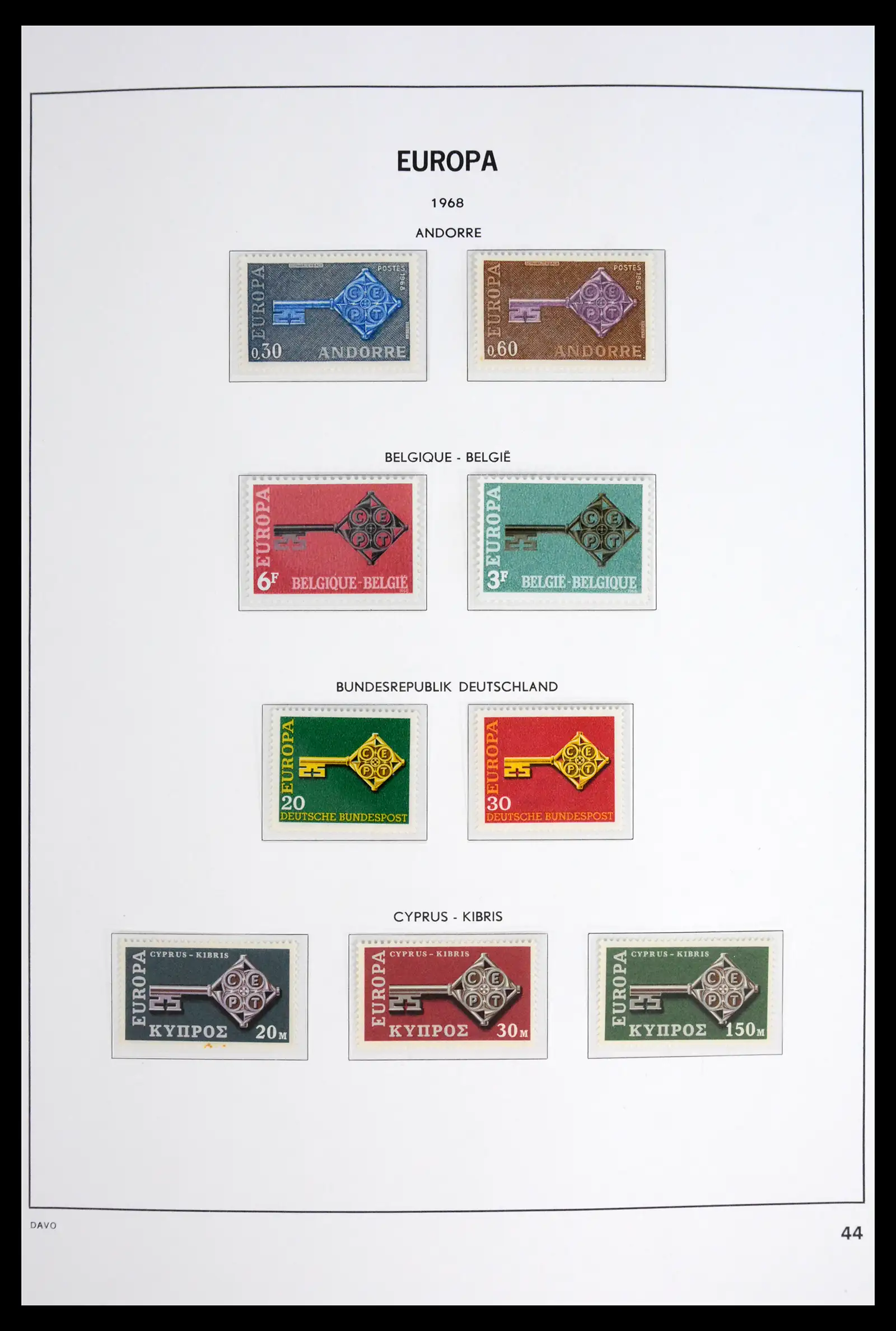 42075 0045 - Stamp collection 42075 Europa Cept complete mnh 1956-2012!