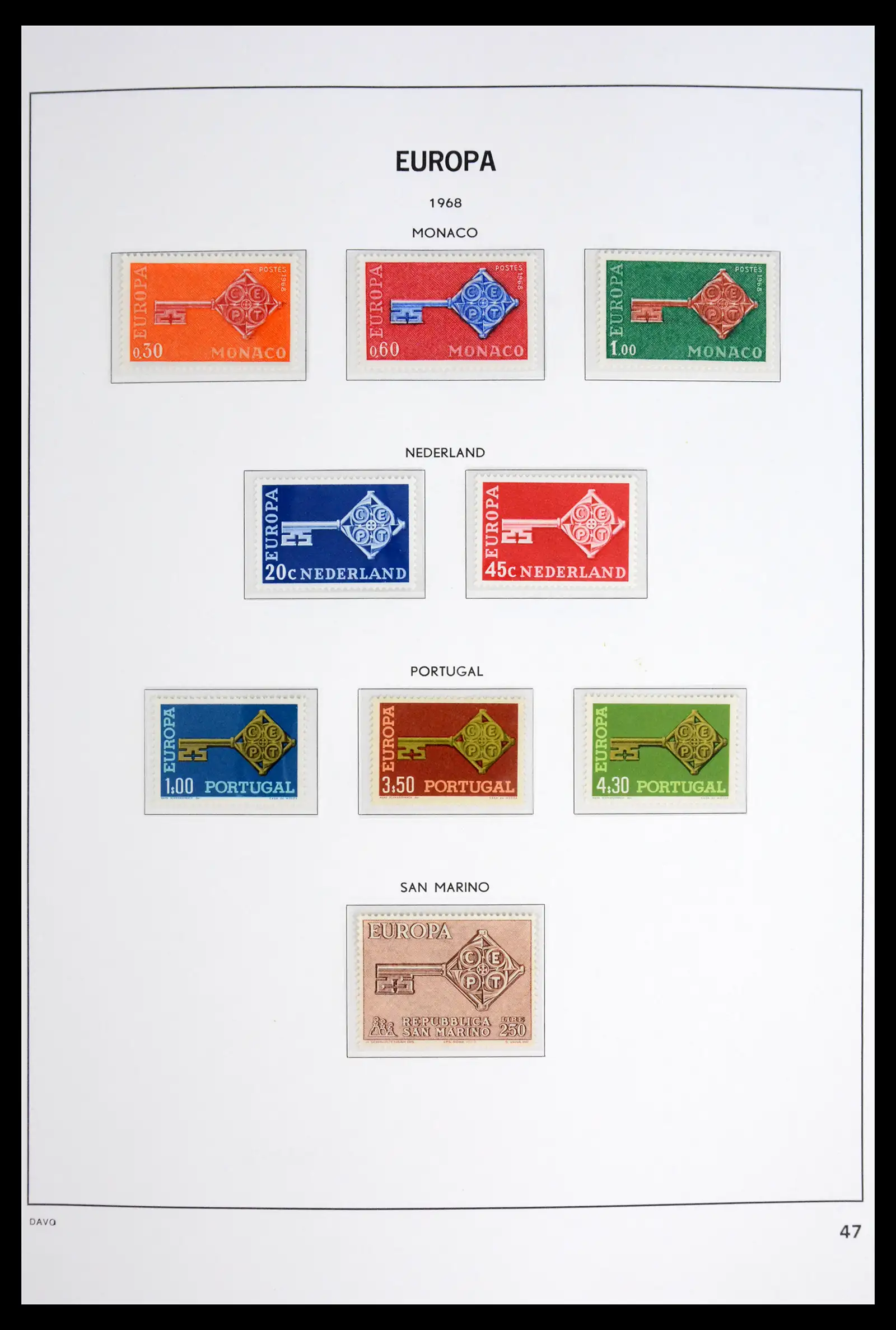 42075 0048 - Stamp collection 42075 Europa Cept complete mnh 1956-2012!