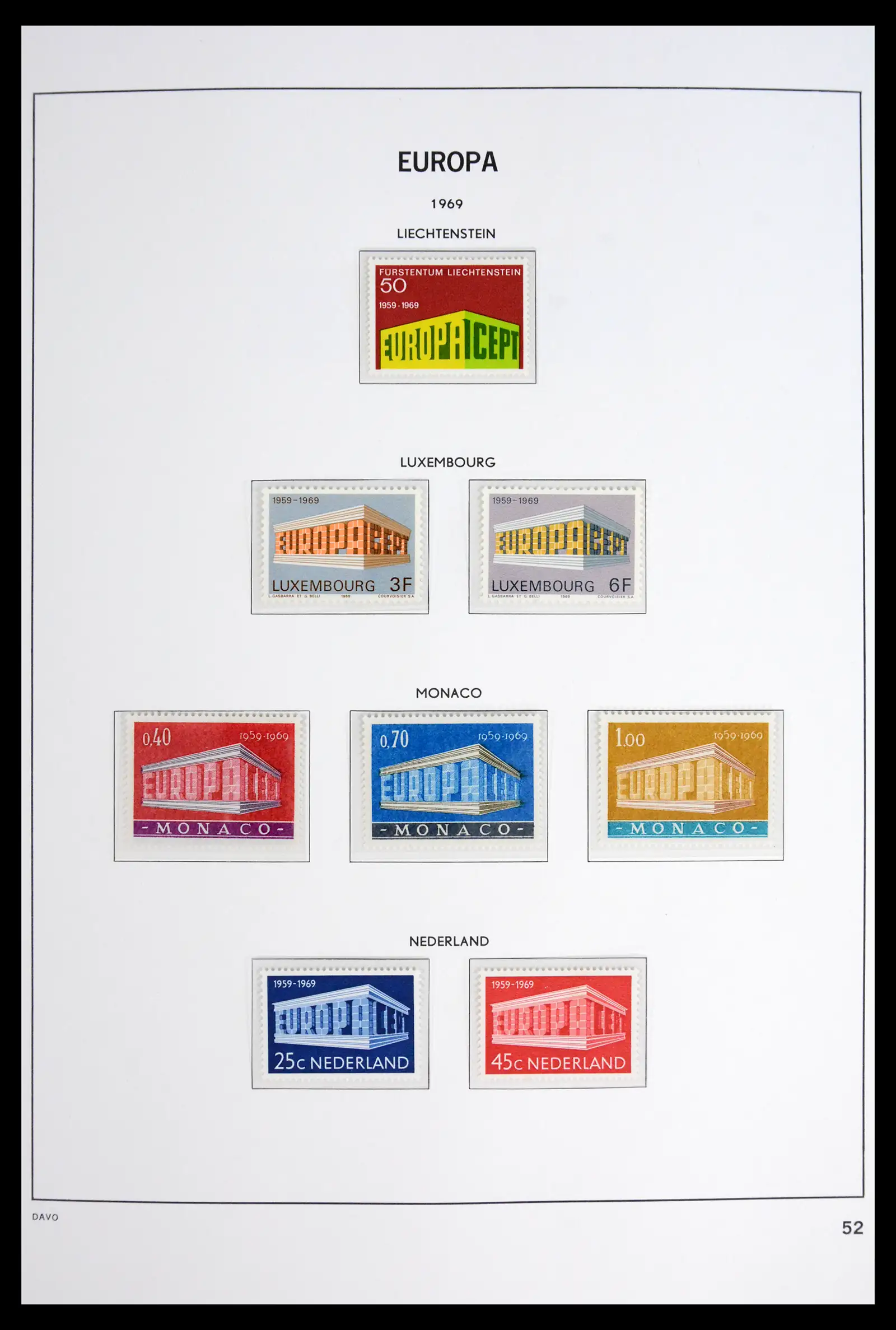 42075 0053 - Stamp collection 42075 Europa Cept complete mnh 1956-2012!