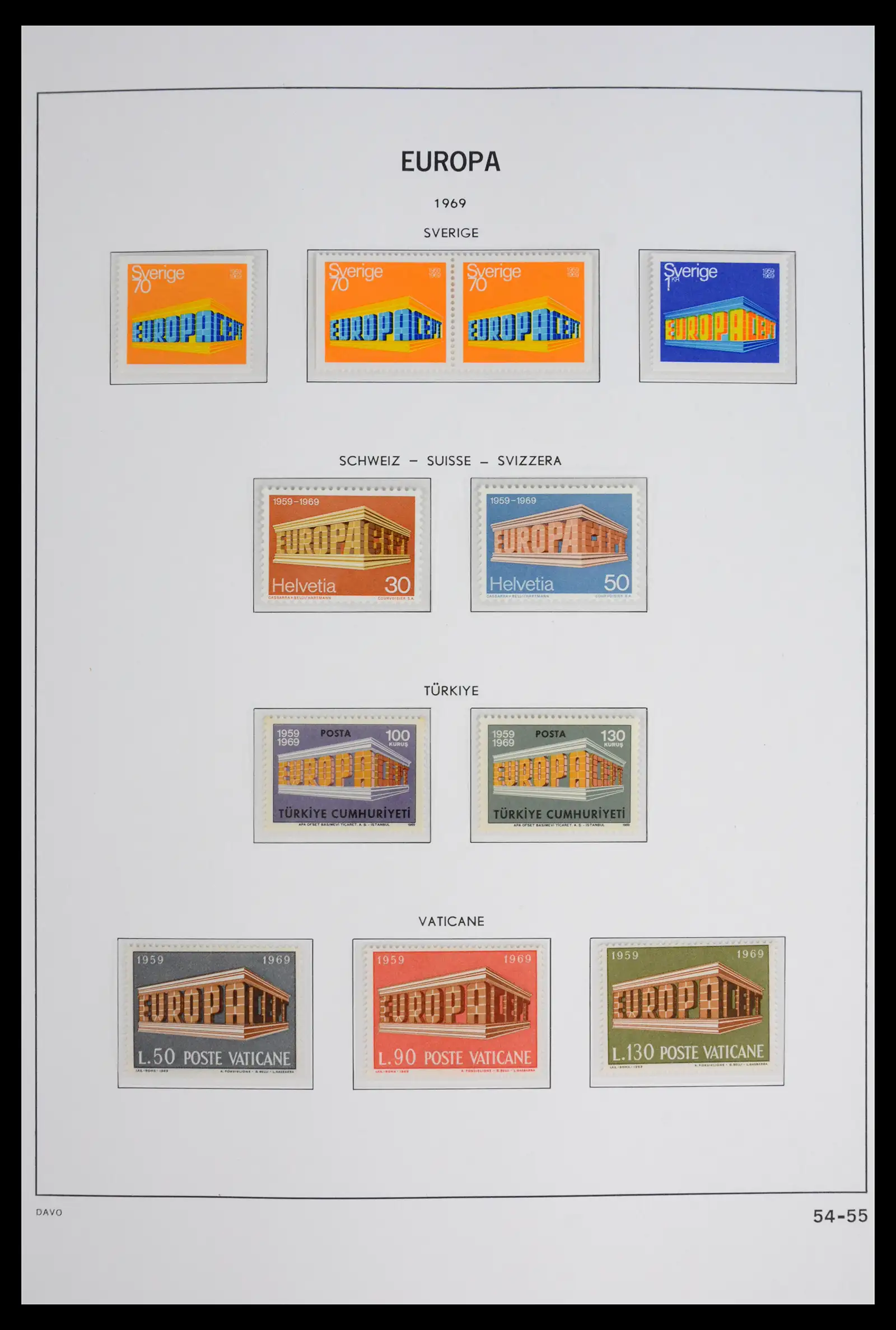 42075 0055 - Stamp collection 42075 Europa Cept complete mnh 1956-2012!