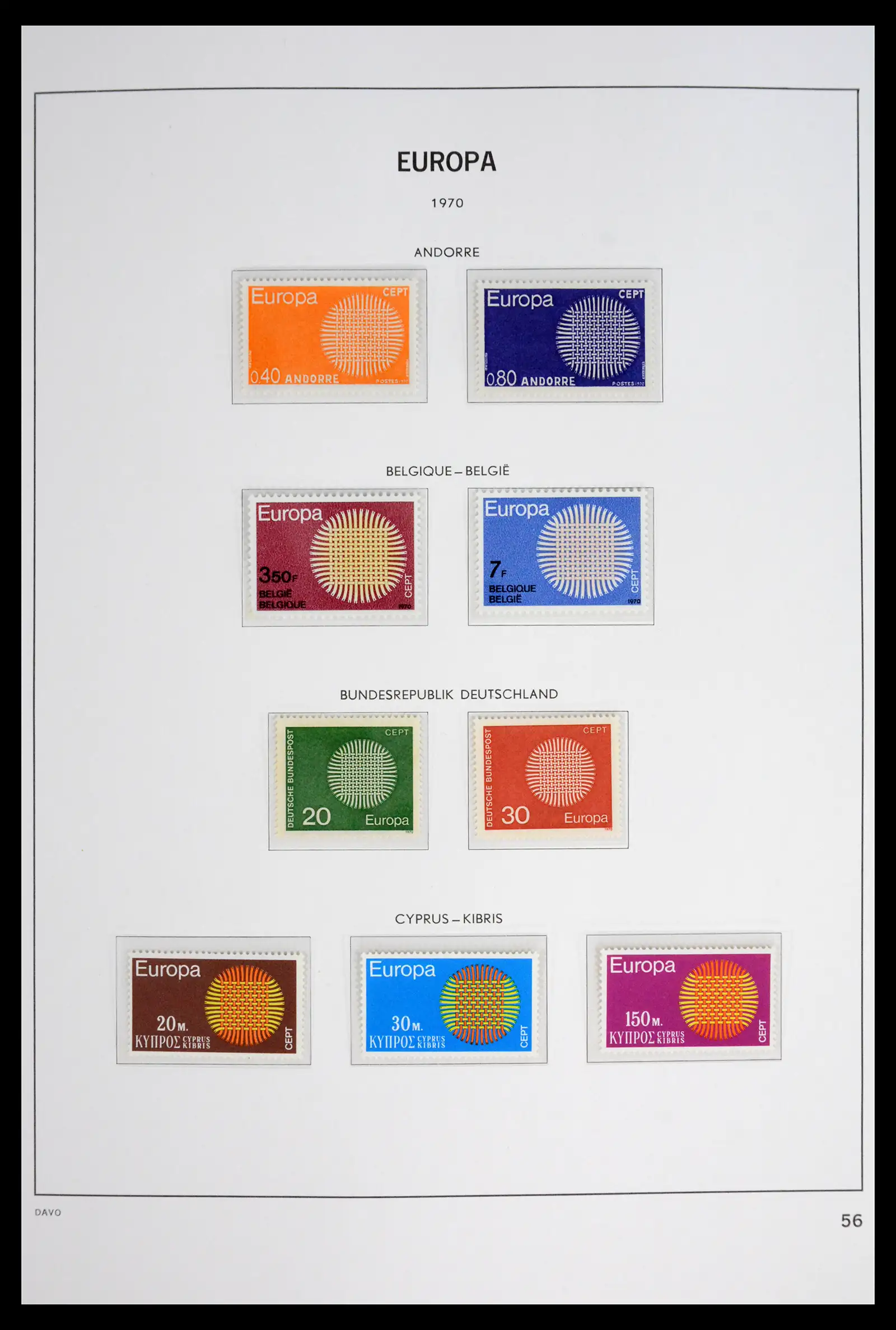 42075 0056 - Stamp collection 42075 Europa Cept complete mnh 1956-2012!