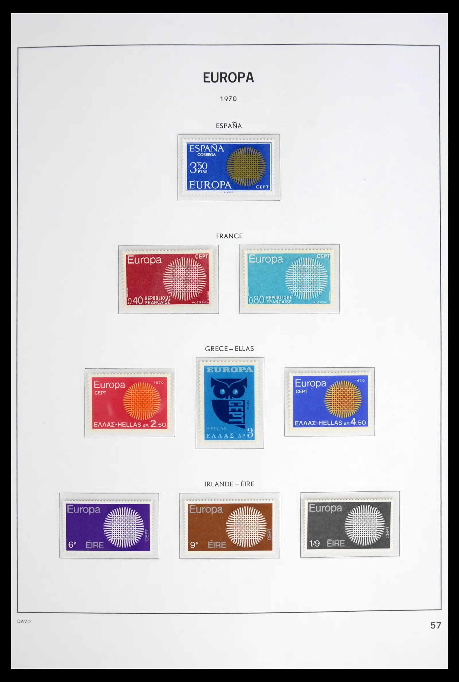42075 0057 - Stamp collection 42075 Europa Cept complete mnh 1956-2012!