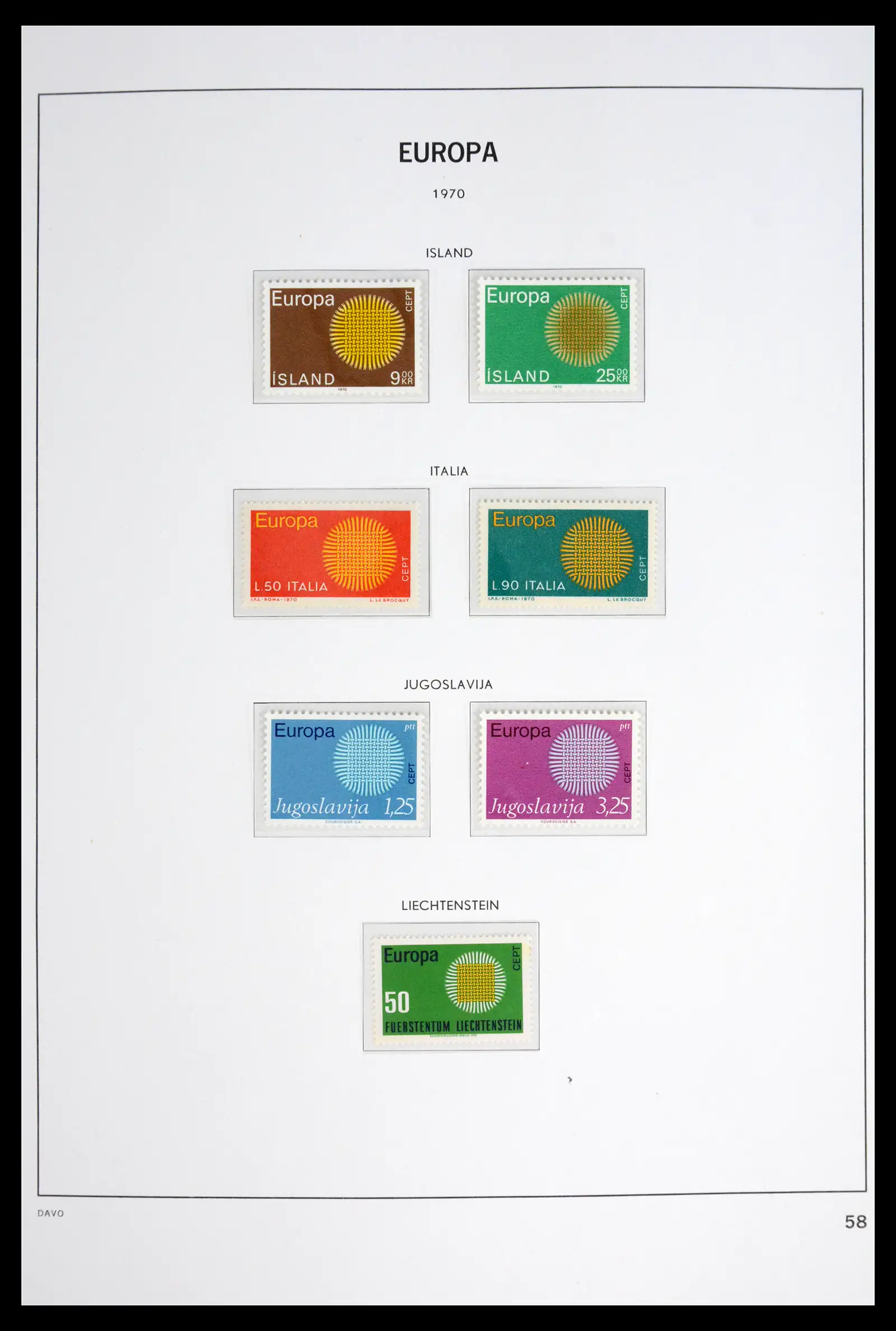 42075 0058 - Stamp collection 42075 Europa Cept complete mnh 1956-2012!