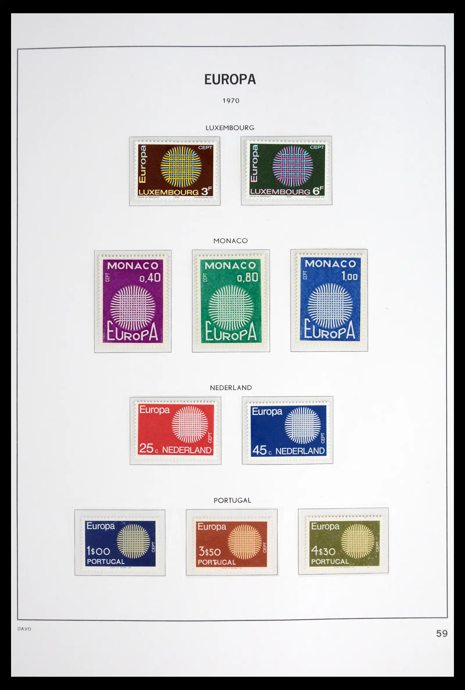 42075 0059 - Stamp collection 42075 Europa Cept complete mnh 1956-2012!
