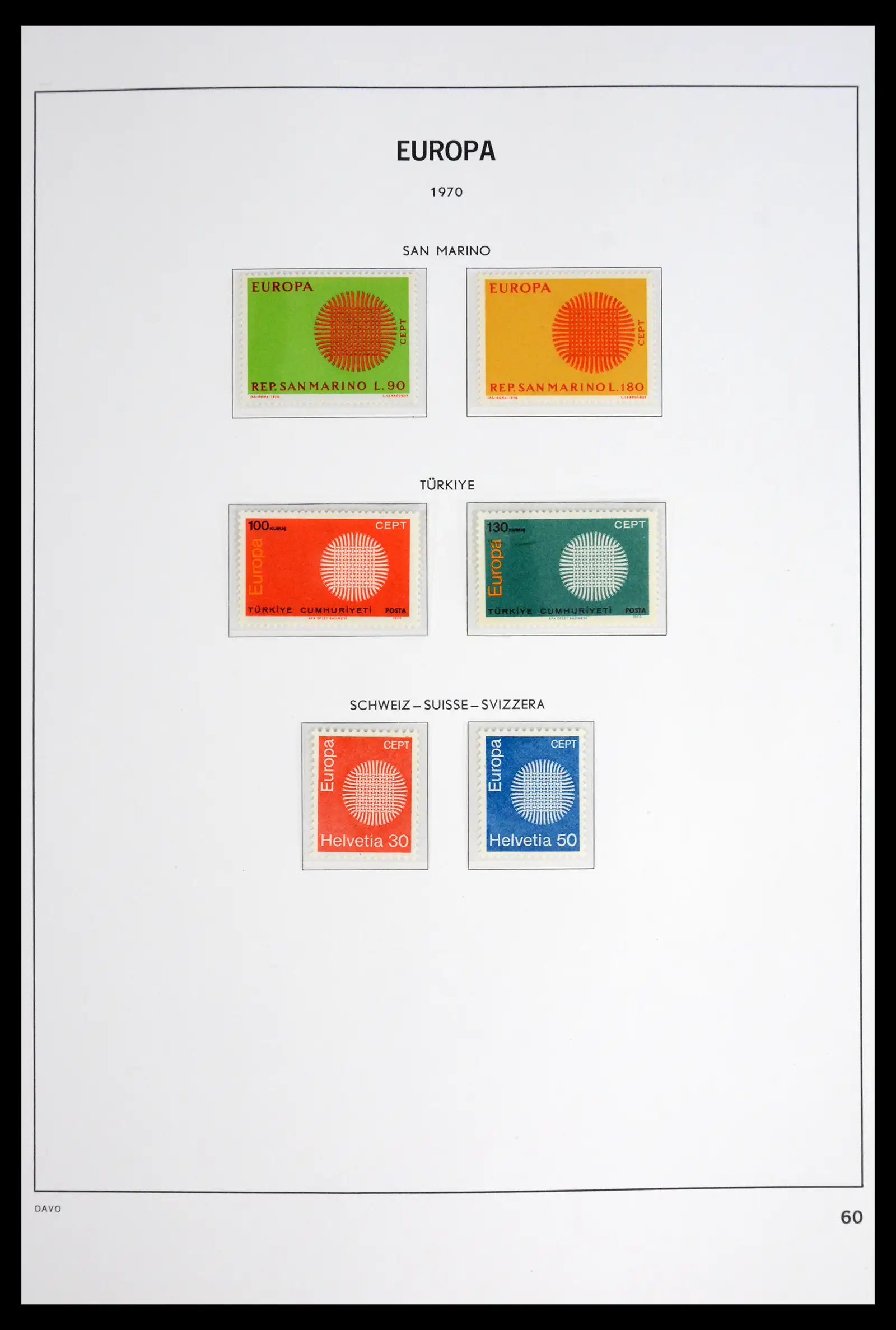 42075 0060 - Stamp collection 42075 Europa Cept complete mnh 1956-2012!