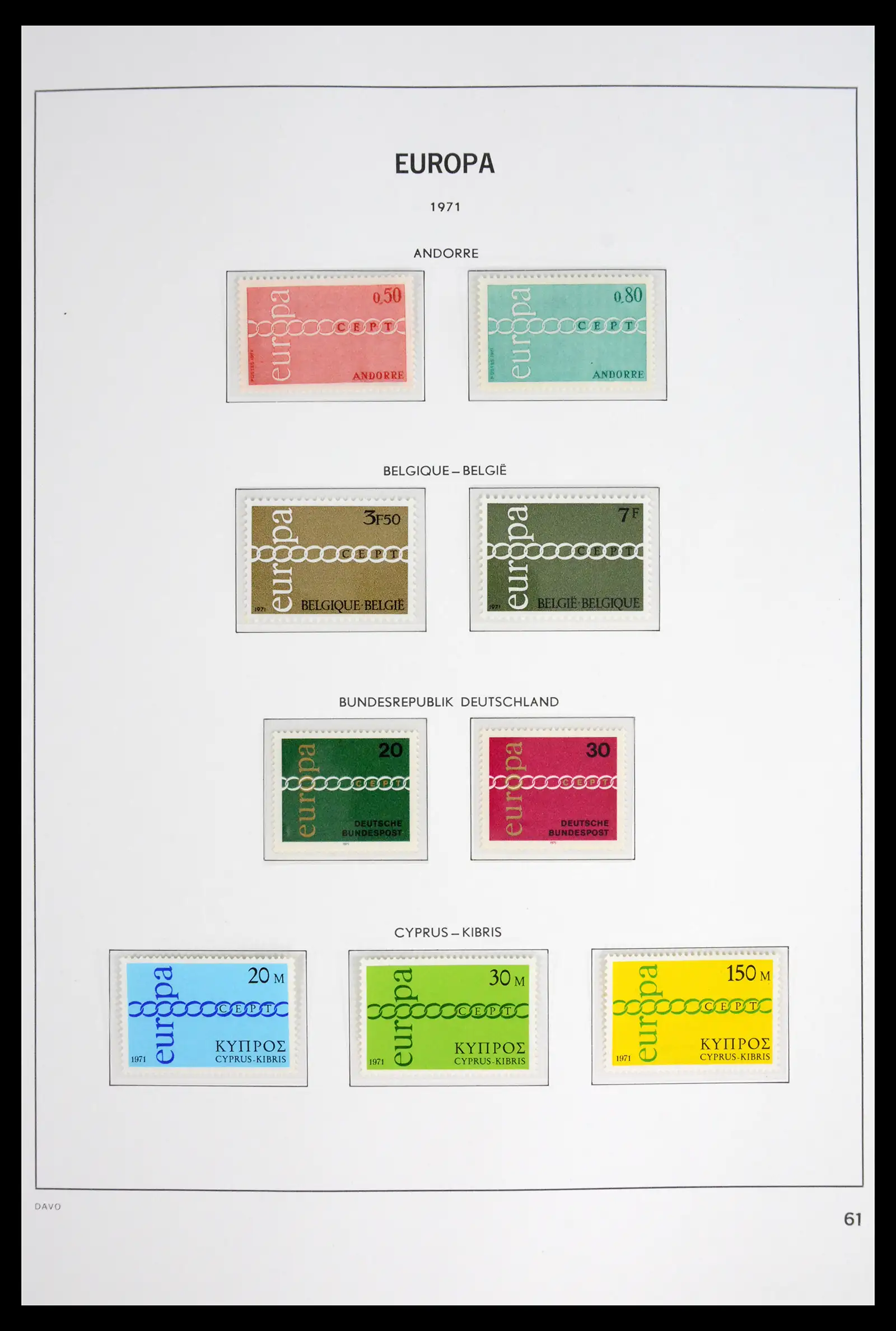 42075 0061 - Stamp collection 42075 Europa Cept complete mnh 1956-2012!