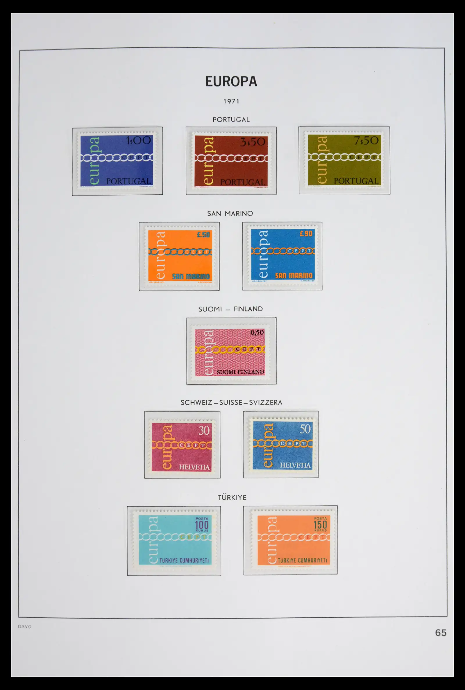 42075 0065 - Stamp collection 42075 Europa Cept complete mnh 1956-2012!