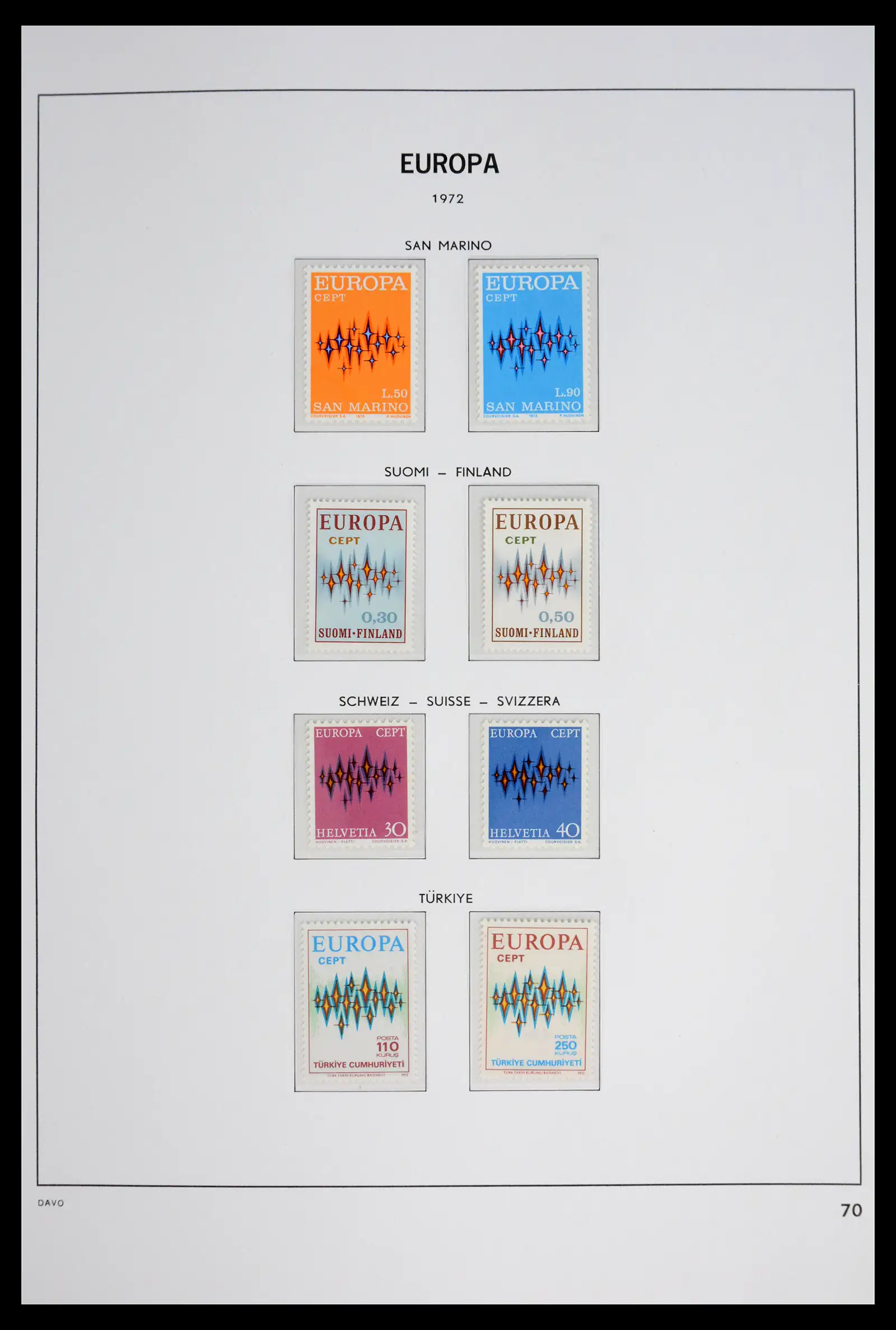 42075 0070 - Stamp collection 42075 Europa Cept complete mnh 1956-2012!