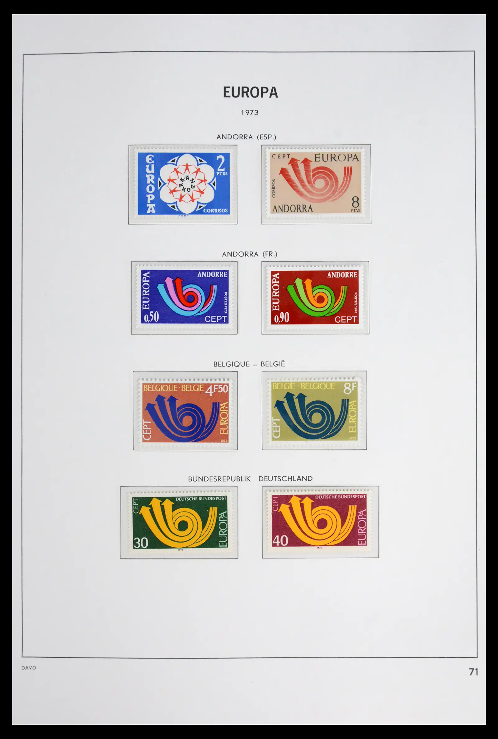 42075 0071 - Stamp collection 42075 Europa Cept complete mnh 1956-2012!