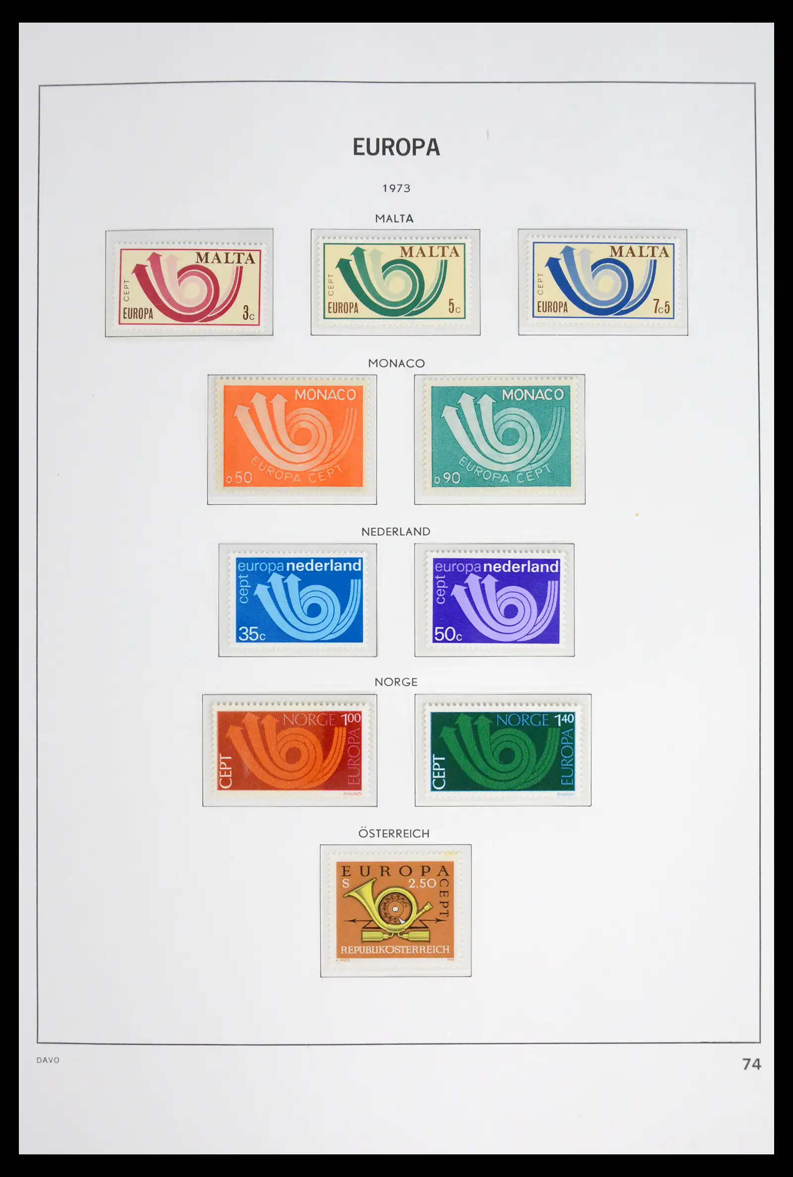 42075 0074 - Stamp collection 42075 Europa Cept complete mnh 1956-2012!