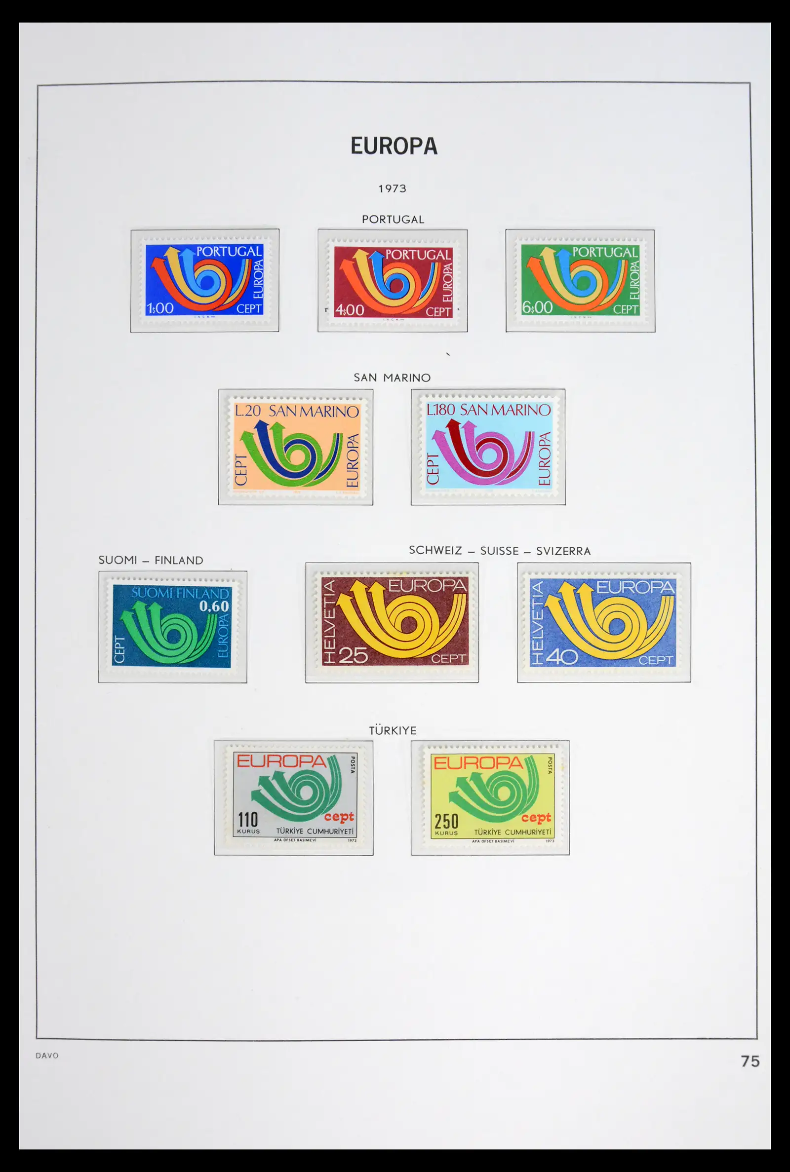 42075 0075 - Stamp collection 42075 Europa Cept complete mnh 1956-2012!