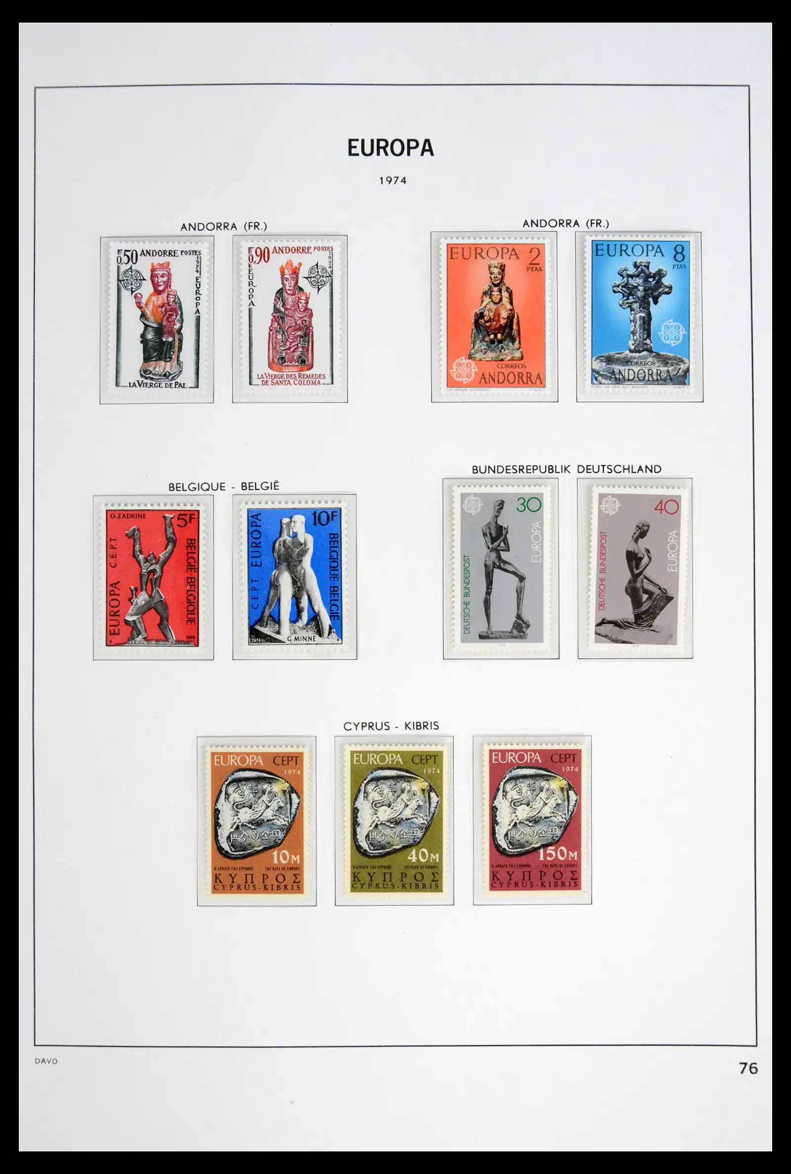 42075 0076 - Stamp collection 42075 Europa Cept complete mnh 1956-2012!