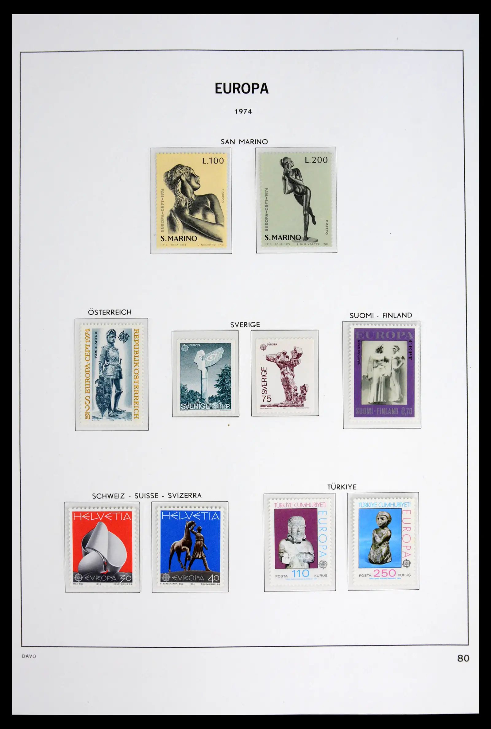 42075 0080 - Stamp collection 42075 Europa Cept complete mnh 1956-2012!