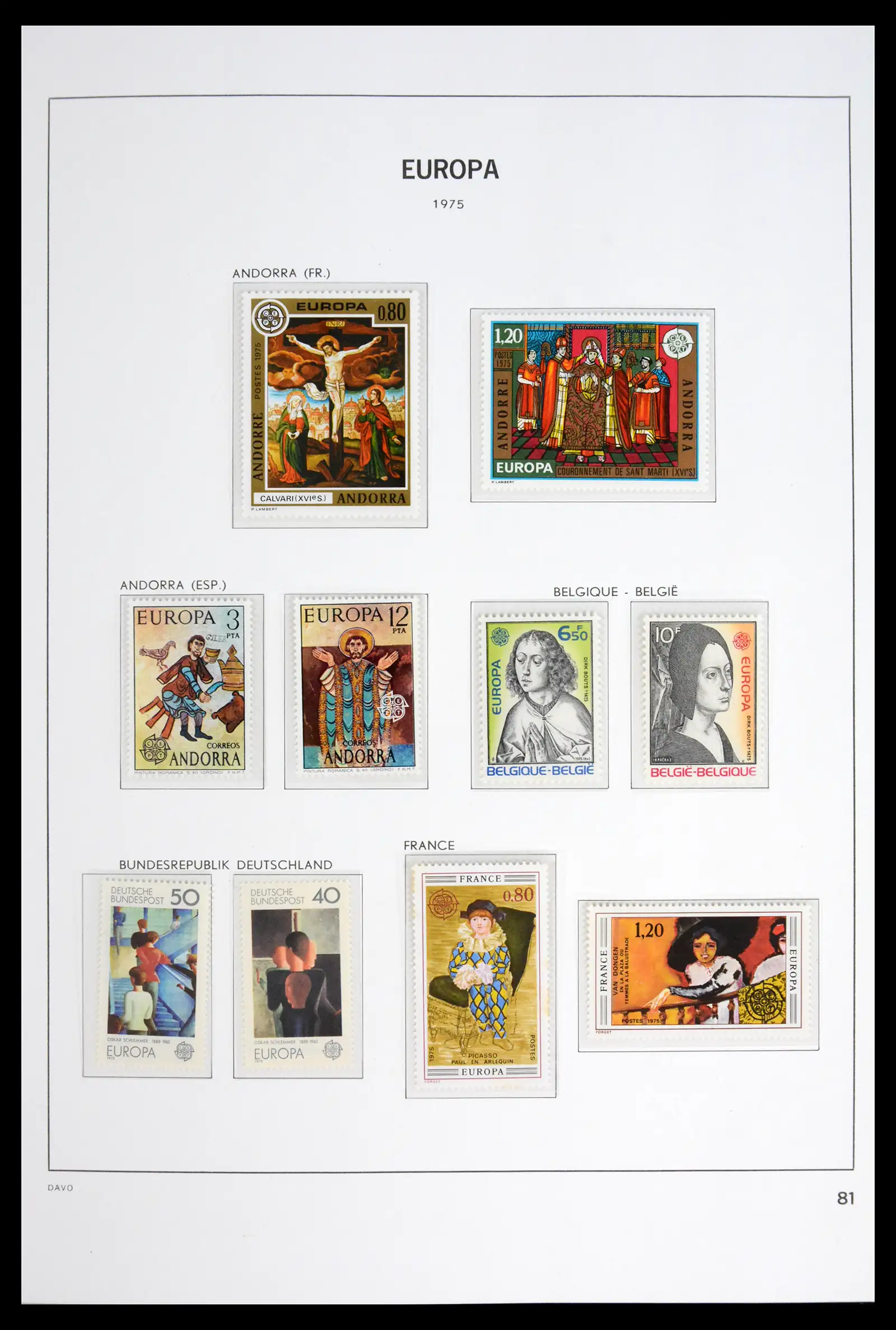 42075 0081 - Stamp collection 42075 Europa Cept complete mnh 1956-2012!
