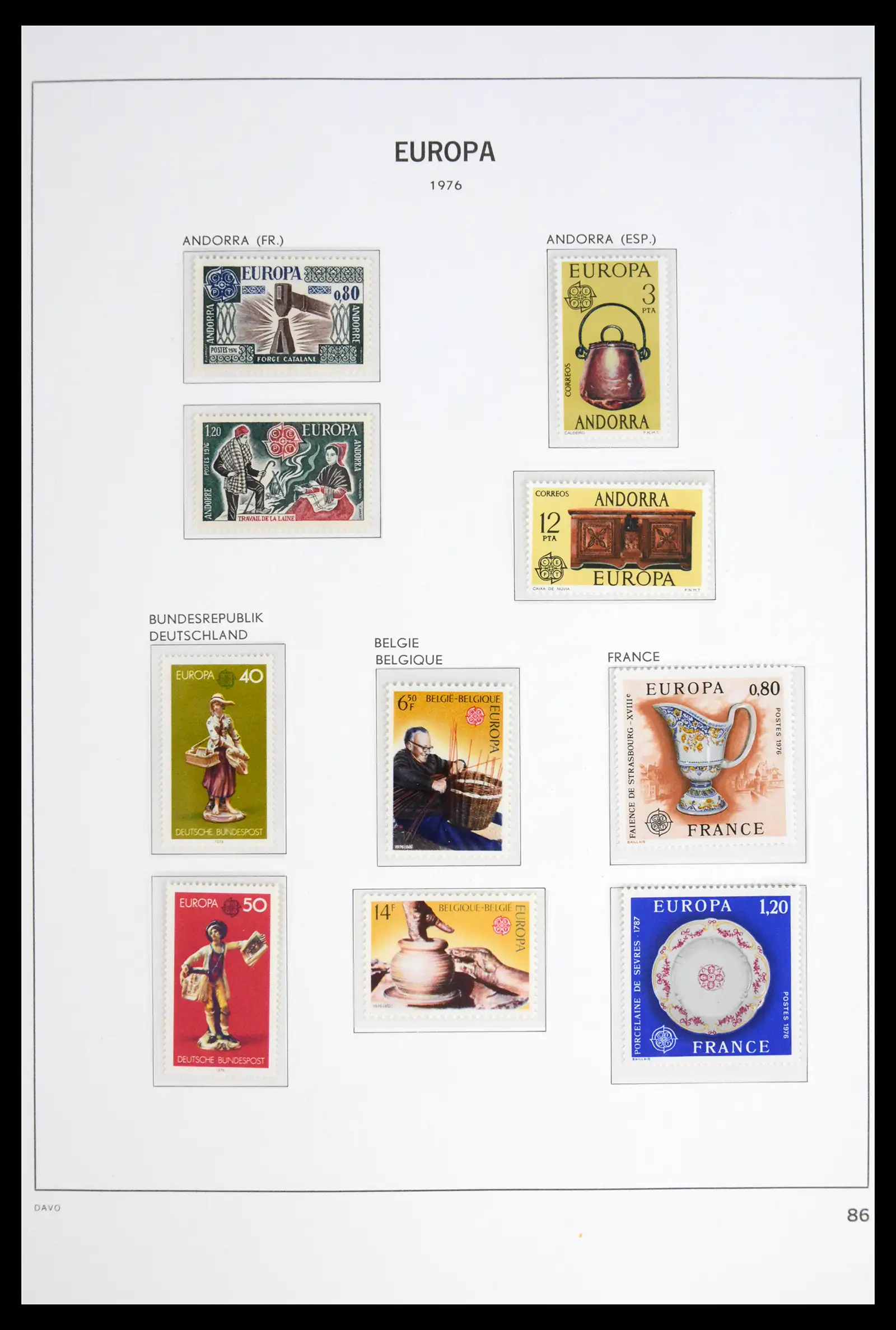 42075 0086 - Stamp collection 42075 Europa Cept complete mnh 1956-2012!