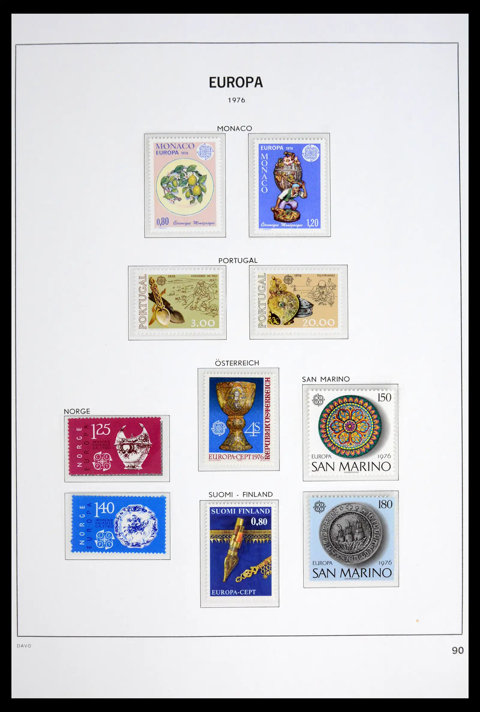 42075 0090 - Stamp collection 42075 Europa Cept complete mnh 1956-2012!