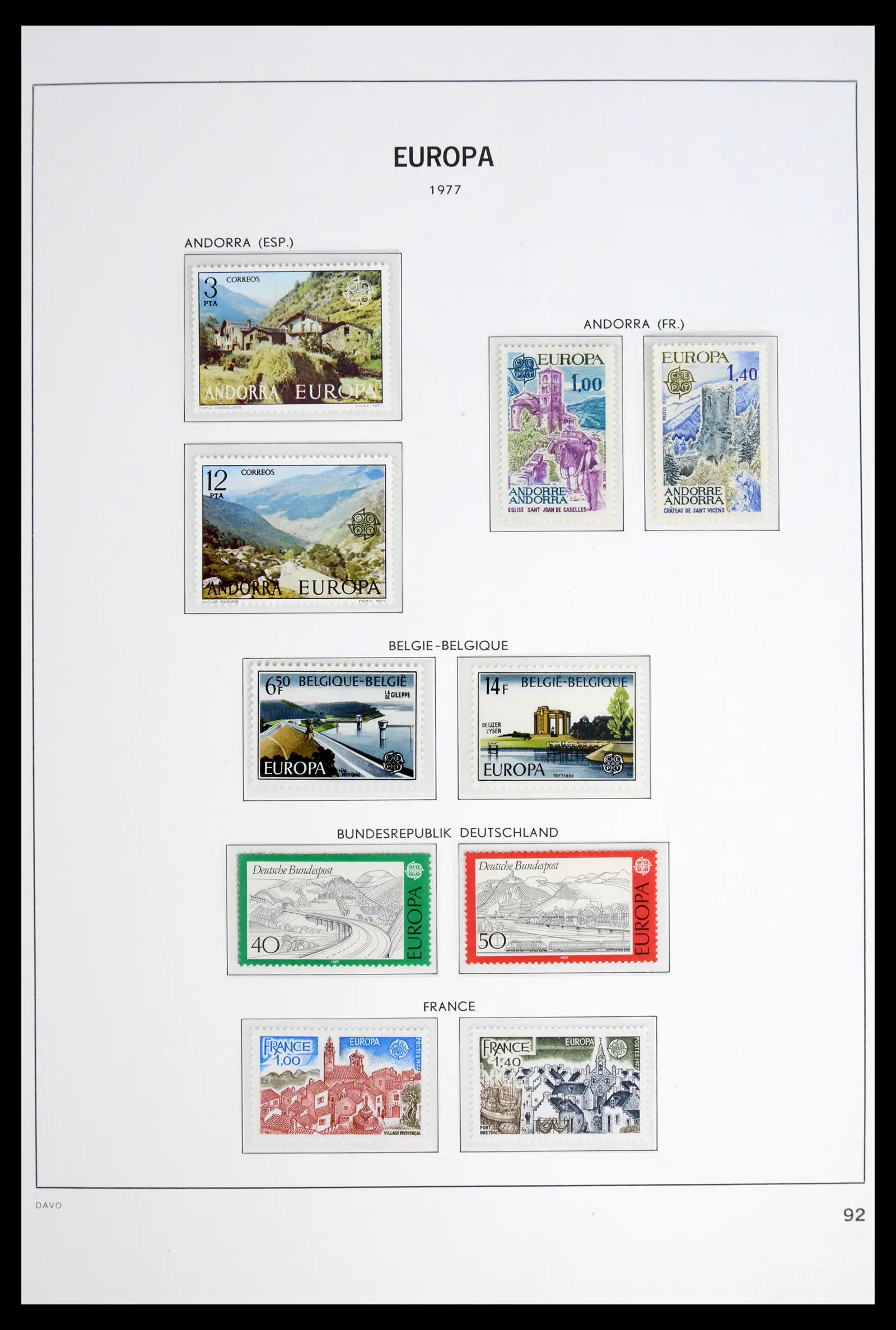 42075 0092 - Stamp collection 42075 Europa Cept complete mnh 1956-2012!
