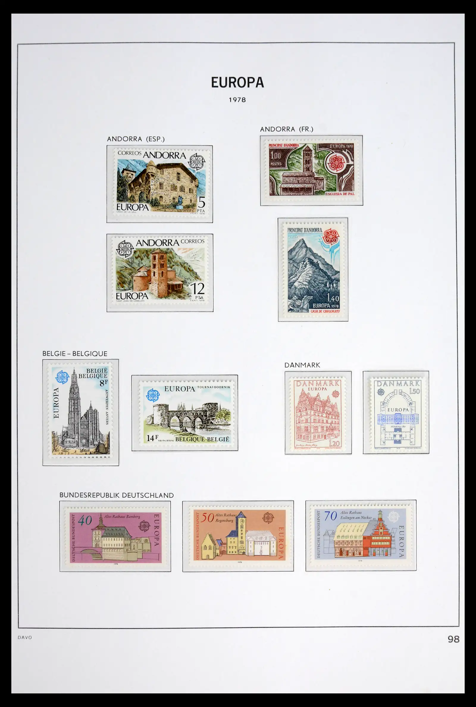 42075 0098 - Stamp collection 42075 Europa Cept complete mnh 1956-2012!