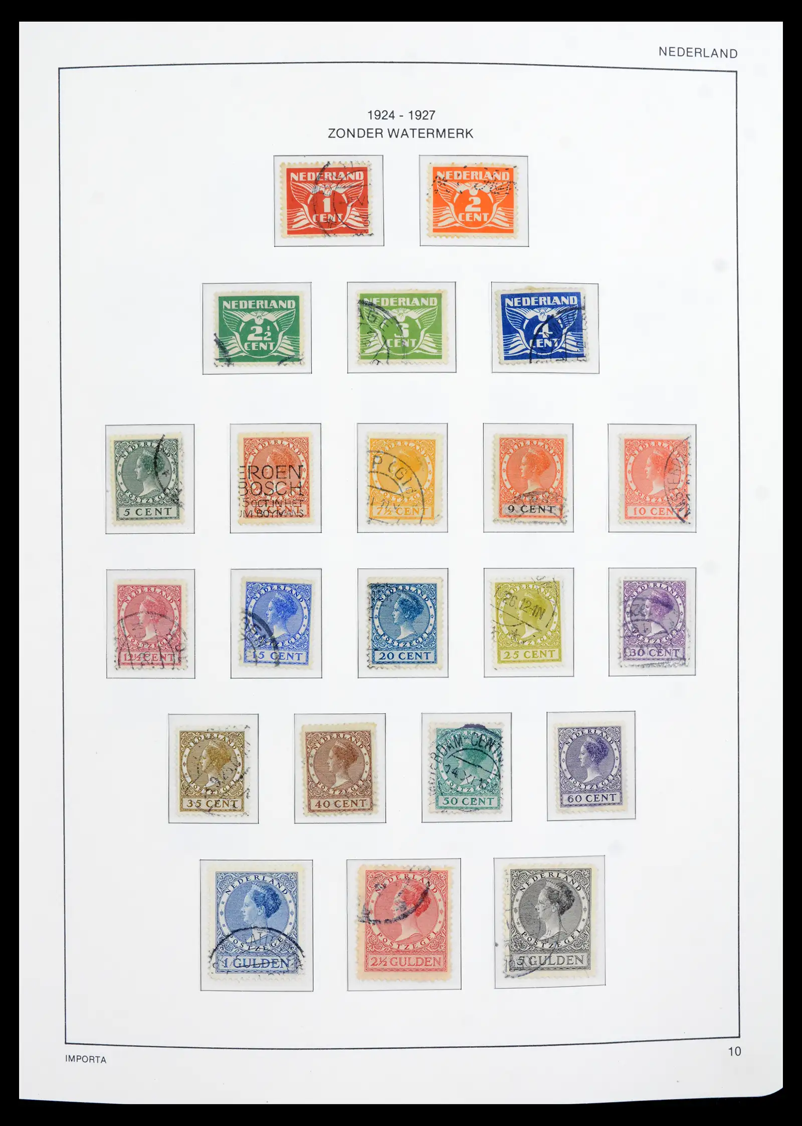 42080 0011 - Postzegelverzameling 42080 Nederland 1852-1957.