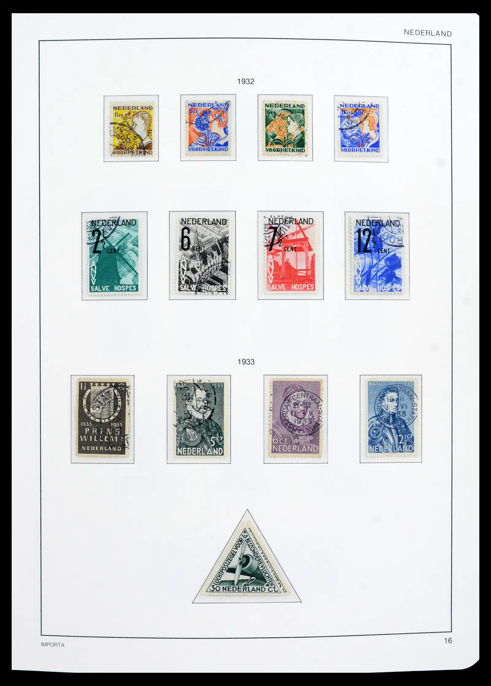 42080 0017 - Postzegelverzameling 42080 Nederland 1852-1957.