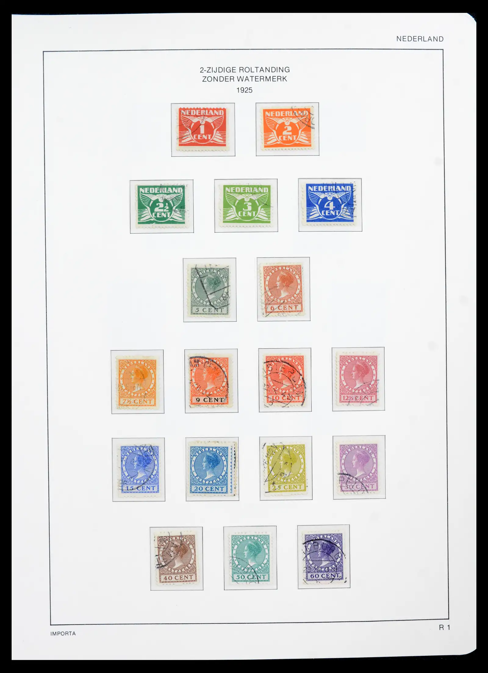 42080 0048 - Postzegelverzameling 42080 Nederland 1852-1957.