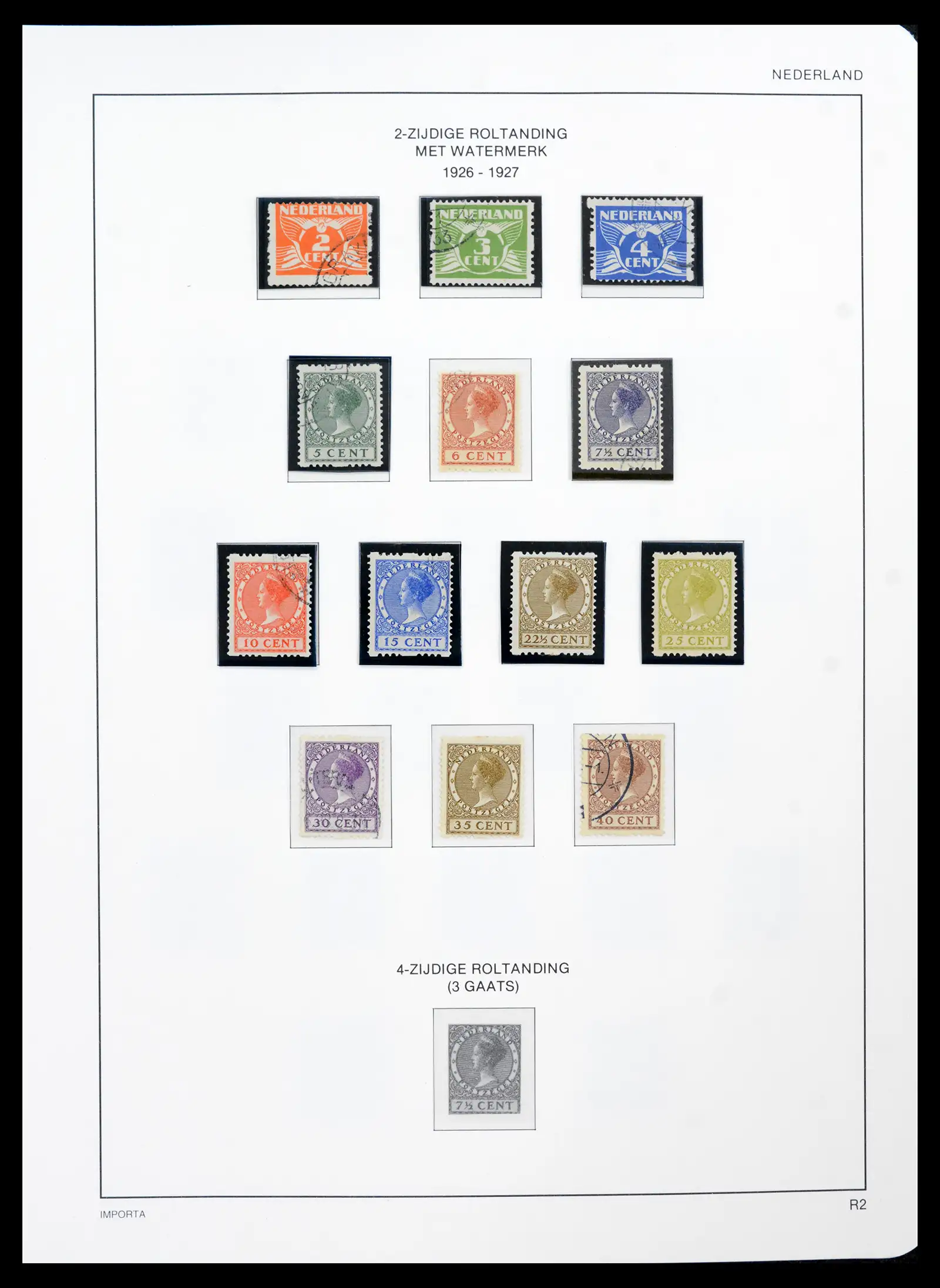 42080 0049 - Postzegelverzameling 42080 Nederland 1852-1957.