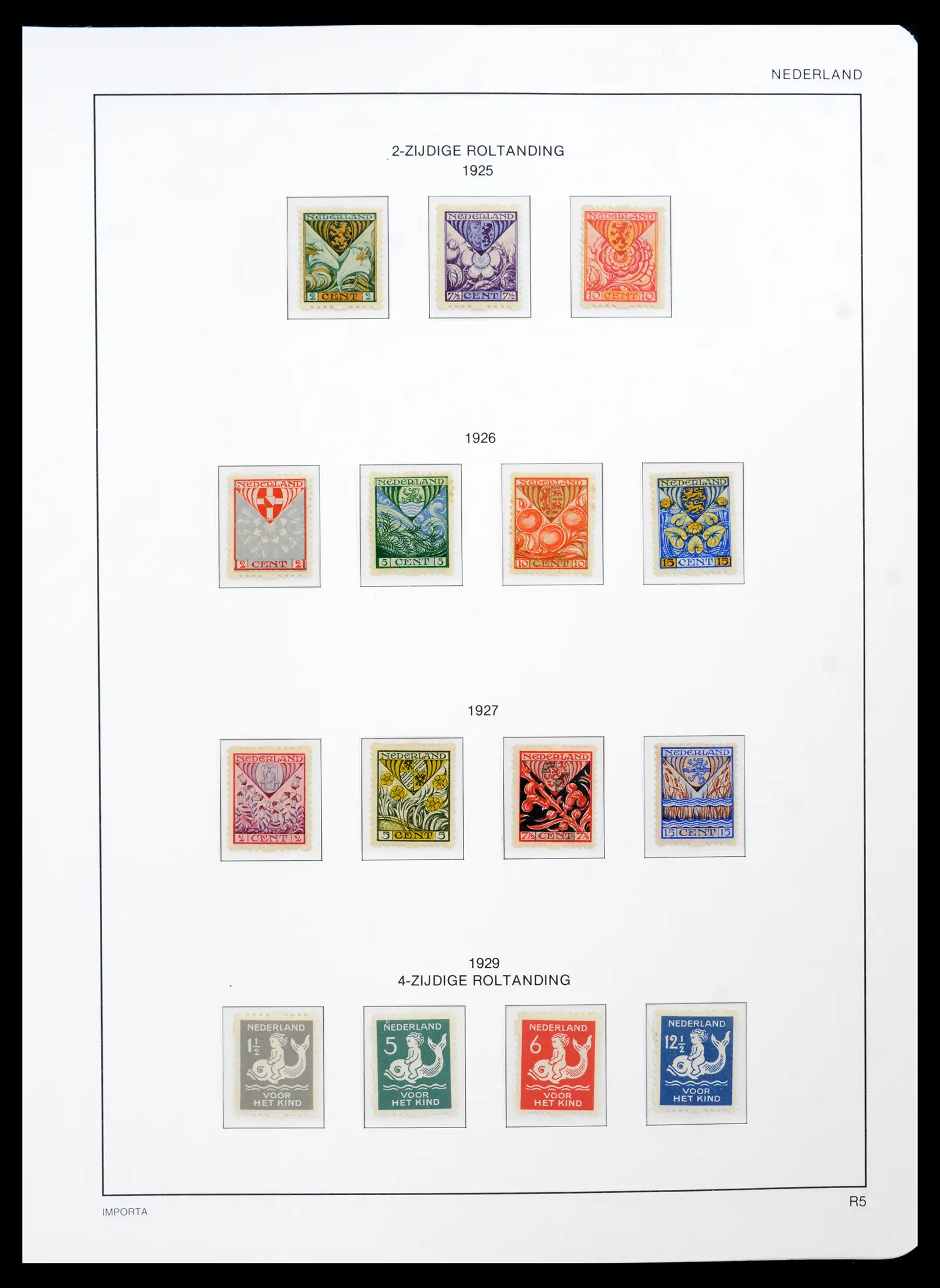42080 0052 - Postzegelverzameling 42080 Nederland 1852-1957.