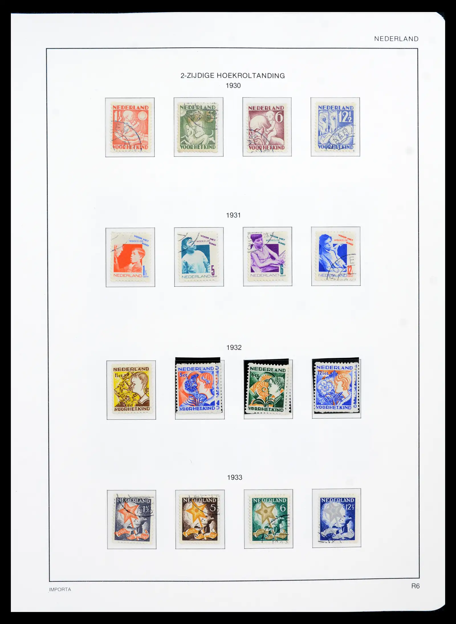 42080 0053 - Postzegelverzameling 42080 Nederland 1852-1957.