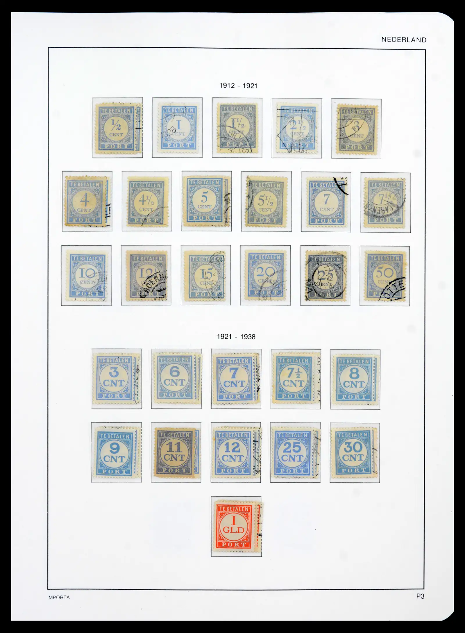 42080 0057 - Postzegelverzameling 42080 Nederland 1852-1957.