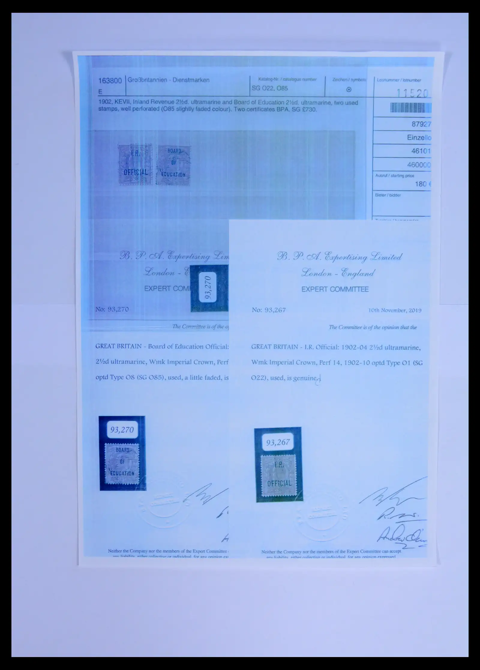 42090 0014 - Postzegelverzameling 42090 Engeland 1840-1915.