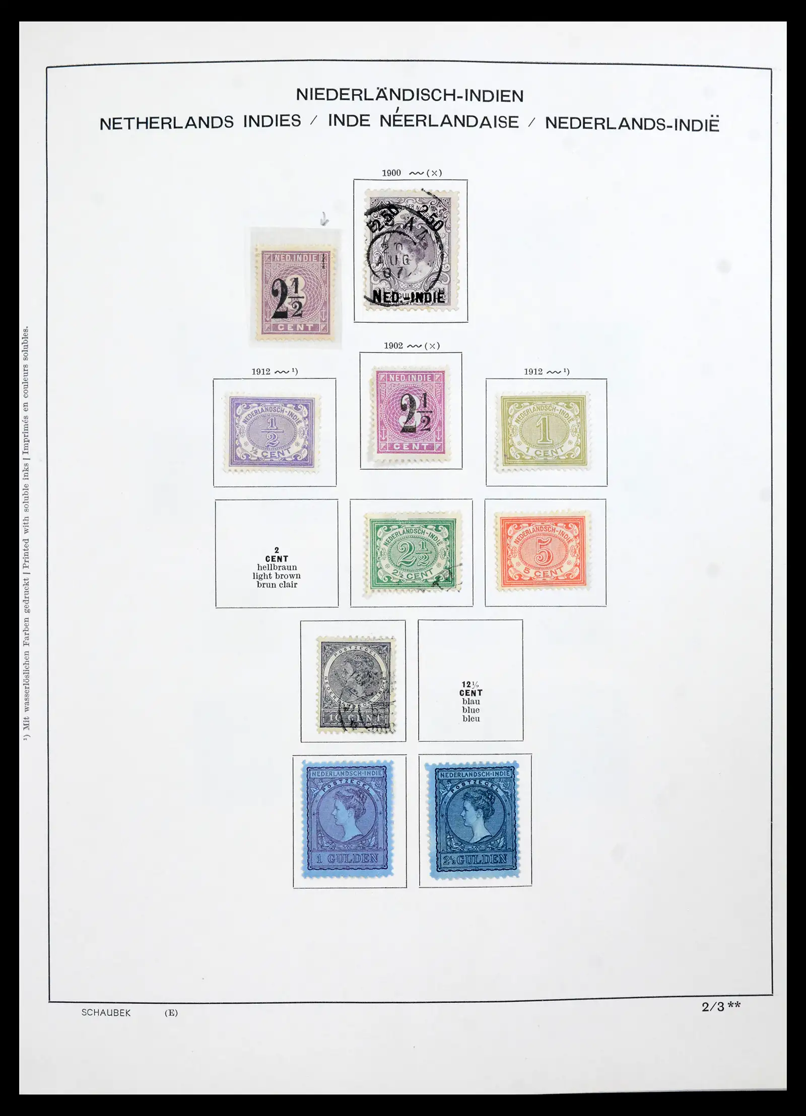 42095 0005 - Postzegelverzameling 42095 Nederlands Indië 1864-1948.