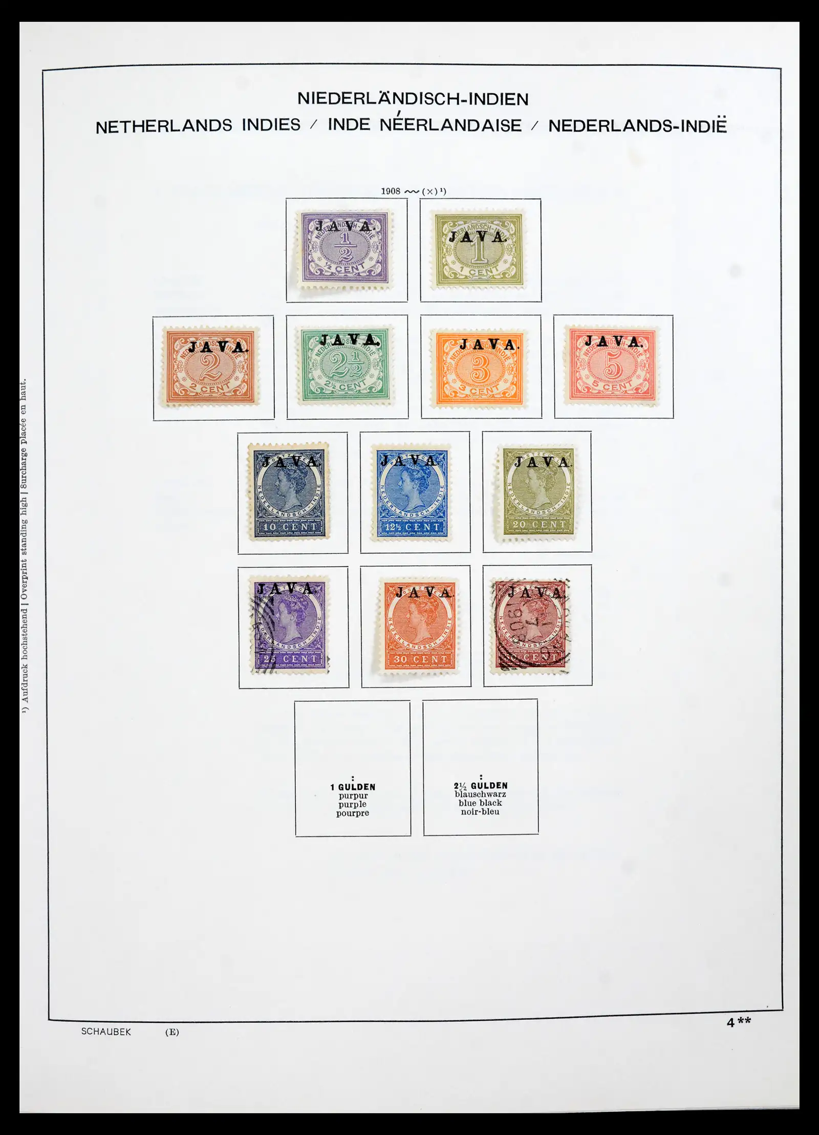 42095 0007 - Postzegelverzameling 42095 Nederlands Indië 1864-1948.