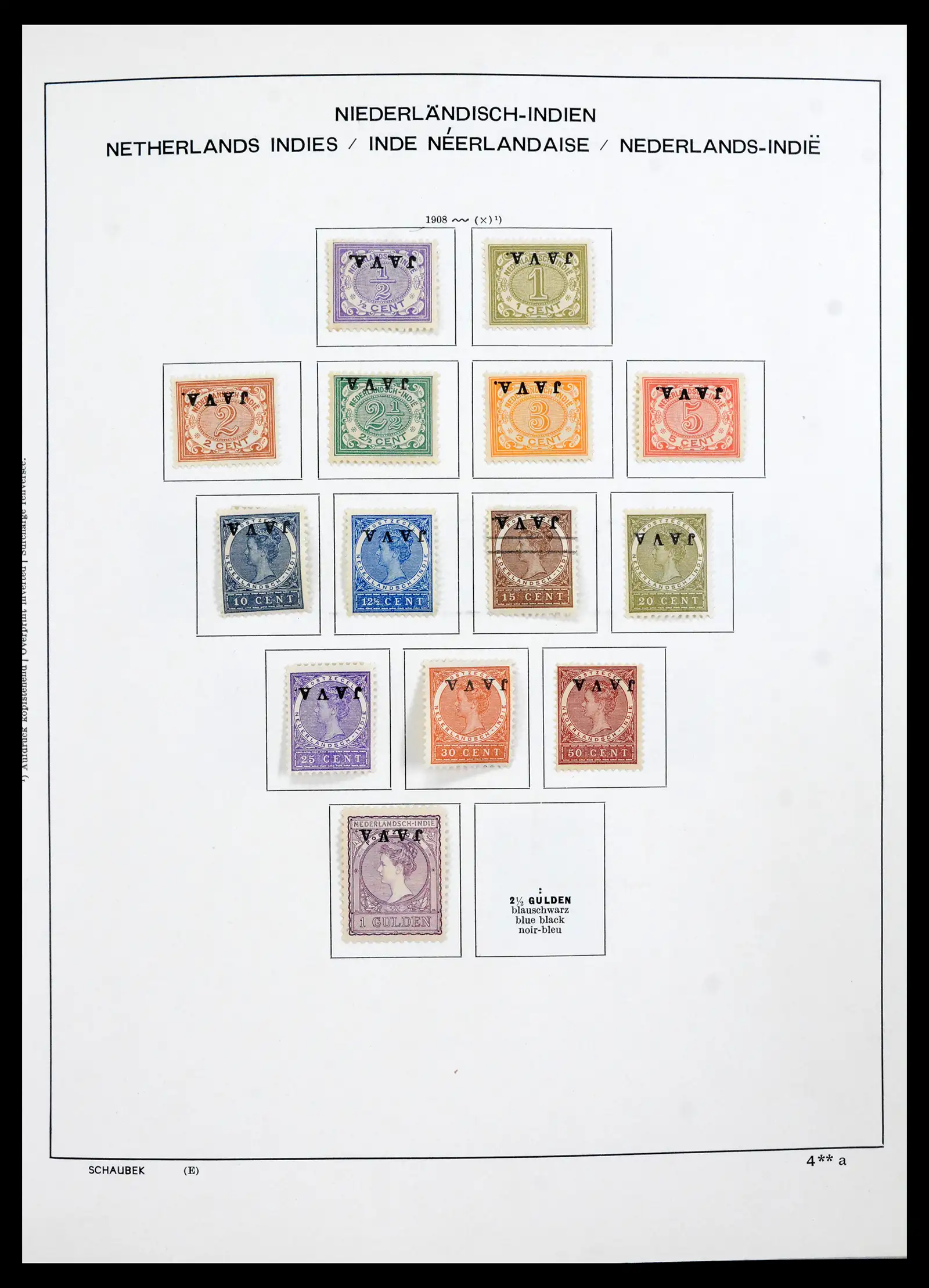 42095 0008 - Postzegelverzameling 42095 Nederlands Indië 1864-1948.