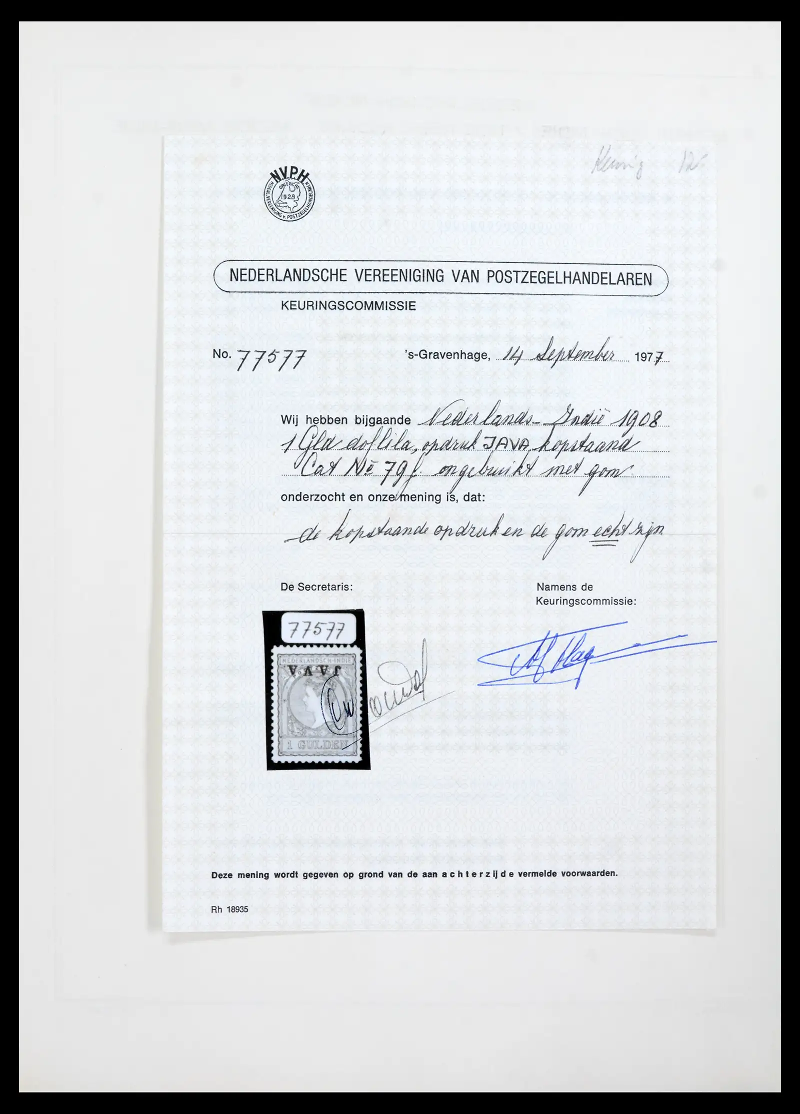 42095 0009 - Postzegelverzameling 42095 Nederlands Indië 1864-1948.