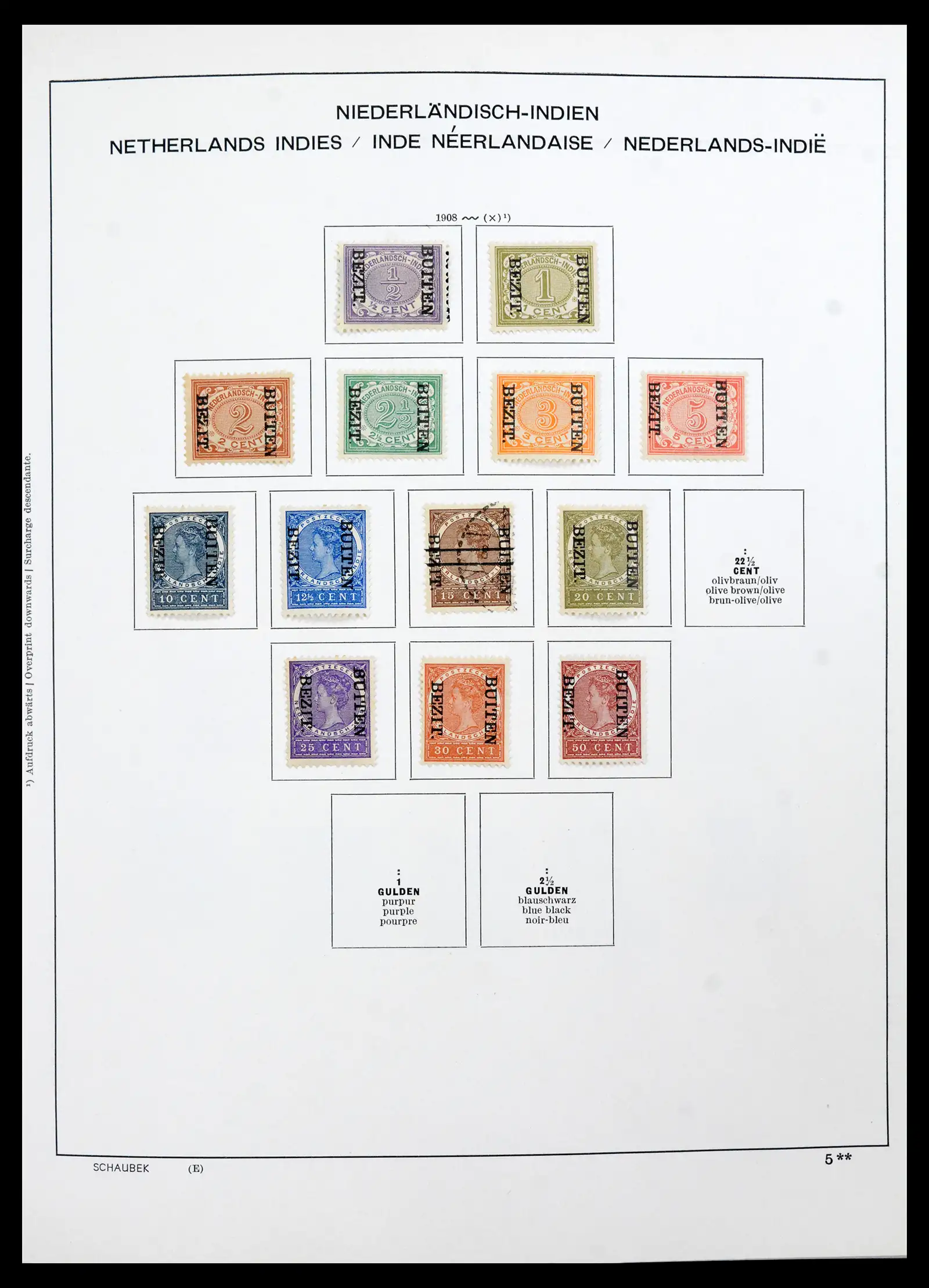 42095 0011 - Postzegelverzameling 42095 Nederlands Indië 1864-1948.