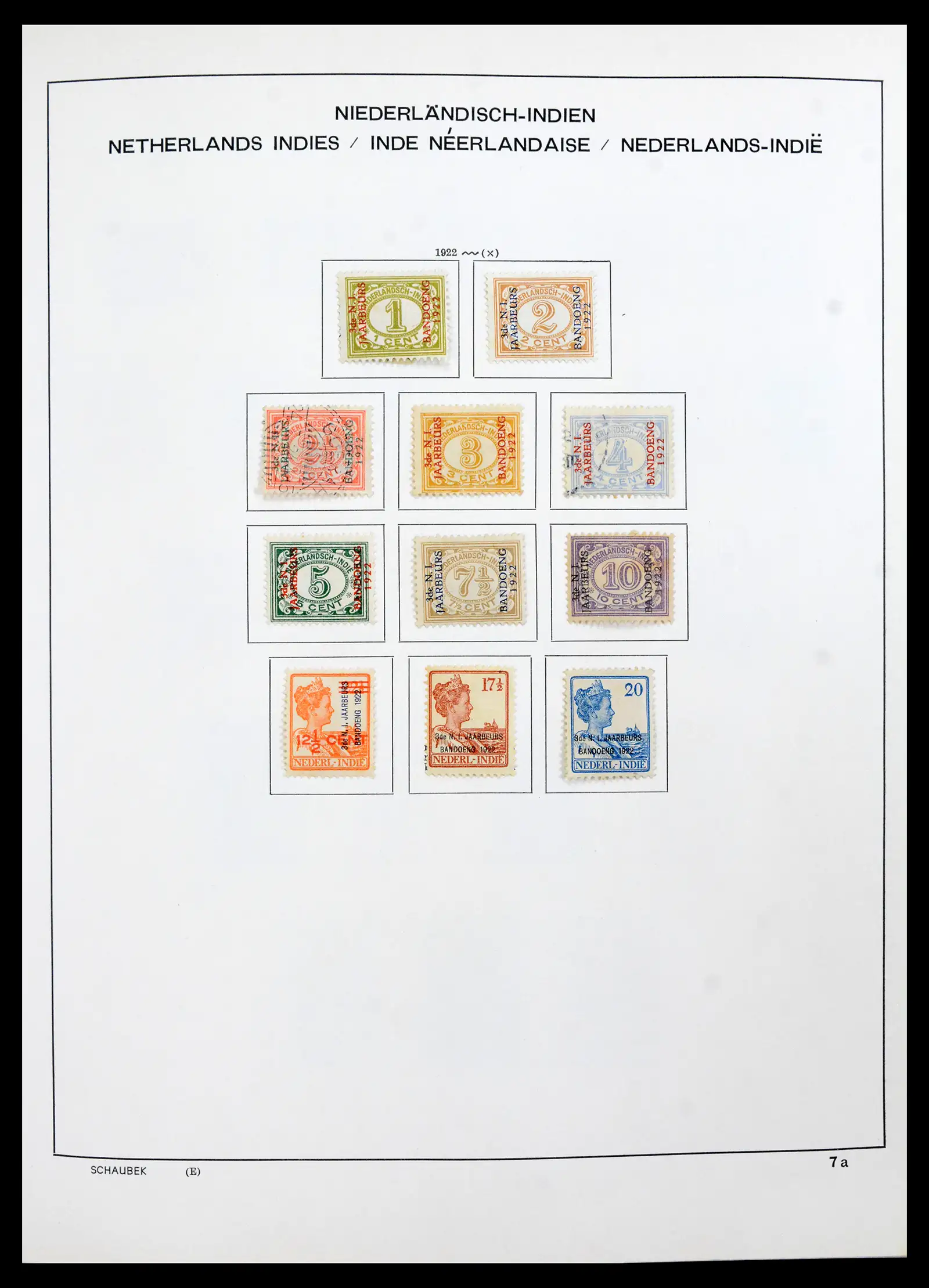 42095 0014 - Postzegelverzameling 42095 Nederlands Indië 1864-1948.