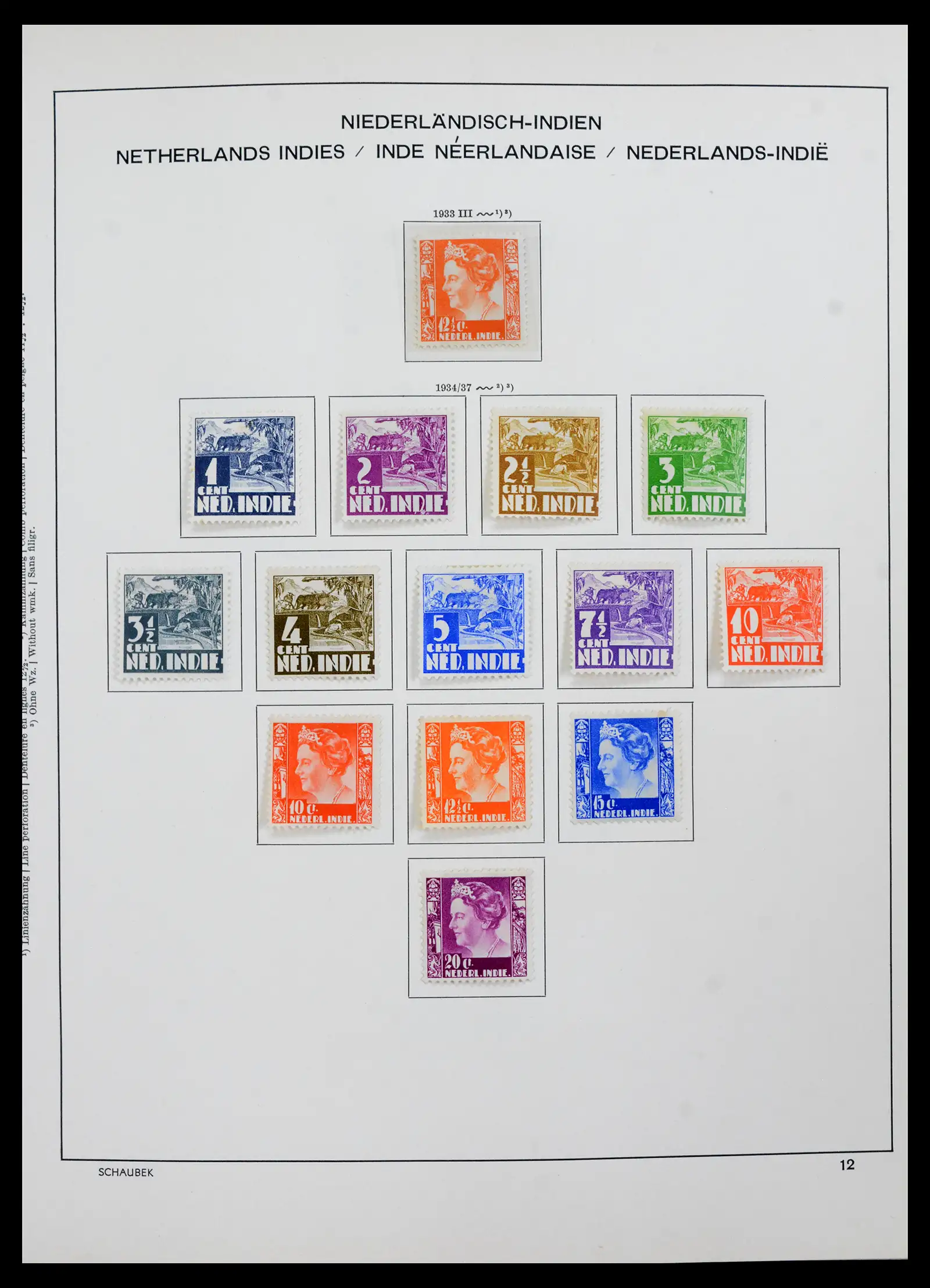 42095 0019 - Postzegelverzameling 42095 Nederlands Indië 1864-1948.