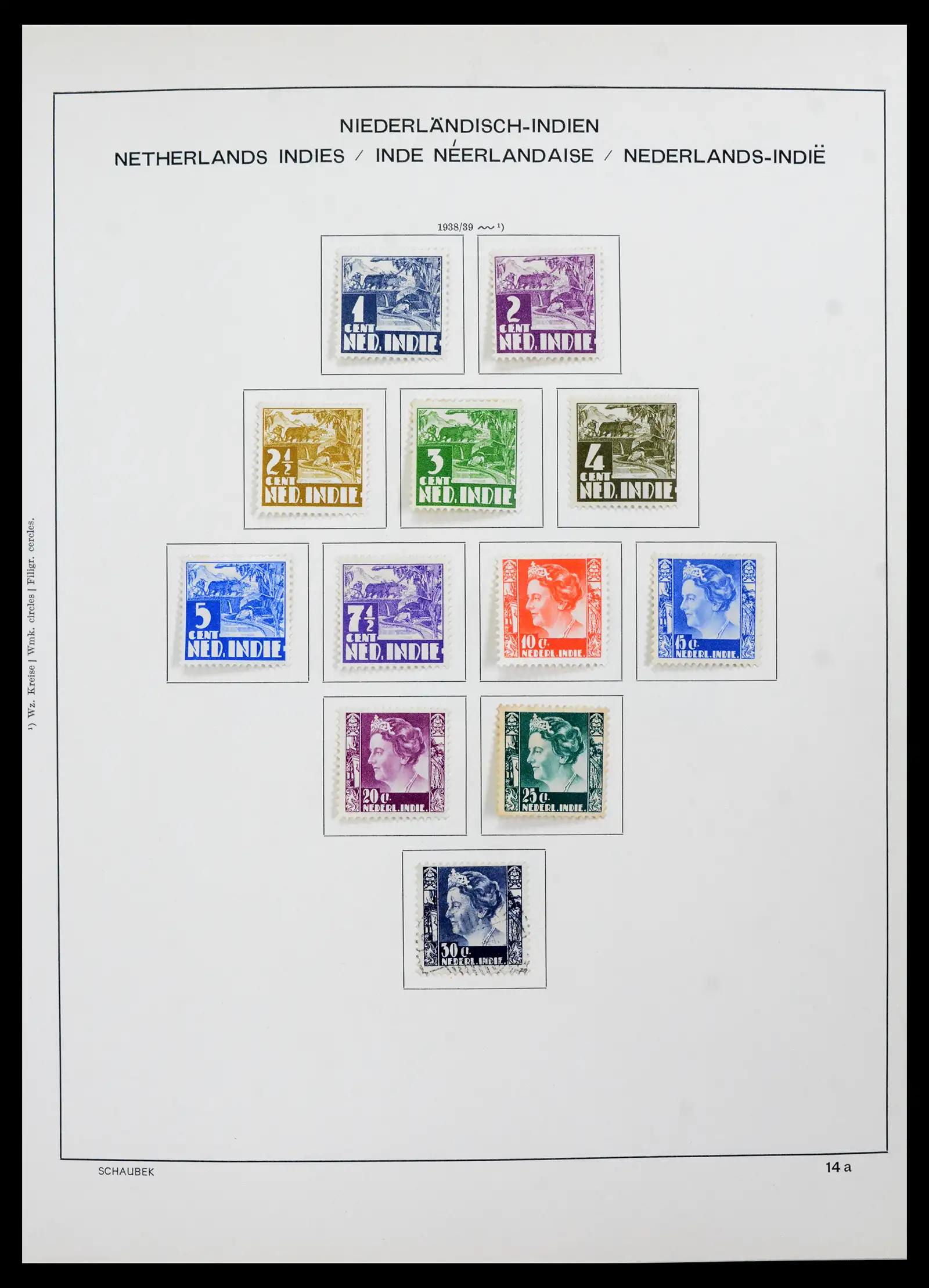 42095 0023 - Postzegelverzameling 42095 Nederlands Indië 1864-1948.