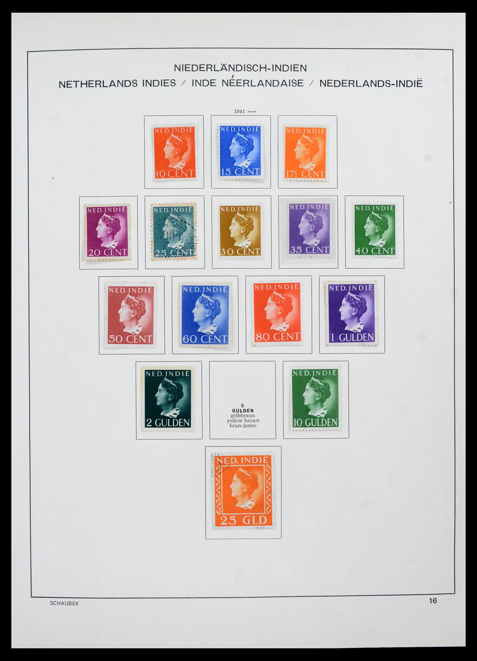 42095 0027 - Postzegelverzameling 42095 Nederlands Indië 1864-1948.