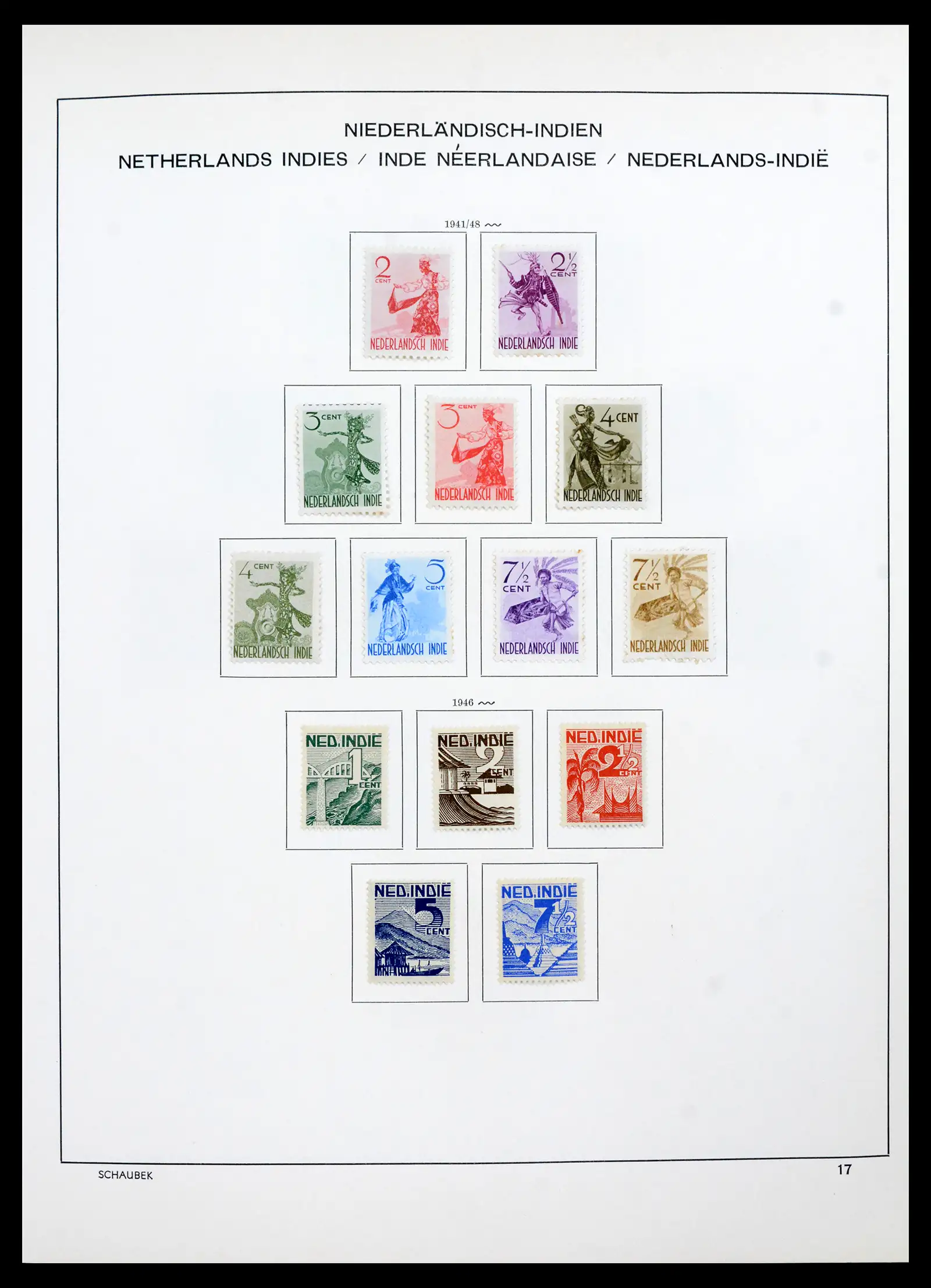 42095 0028 - Postzegelverzameling 42095 Nederlands Indië 1864-1948.