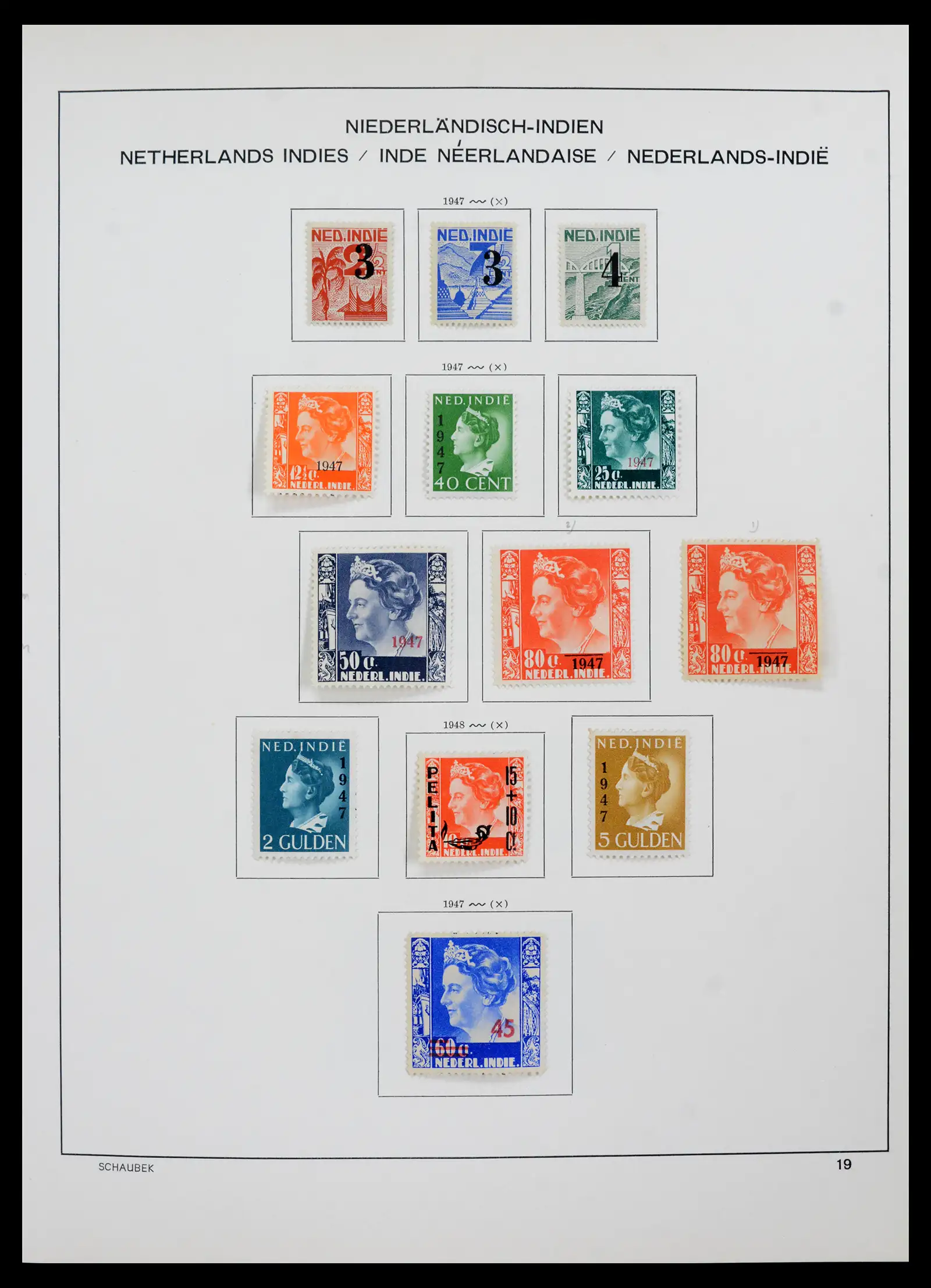 42095 0030 - Postzegelverzameling 42095 Nederlands Indië 1864-1948.