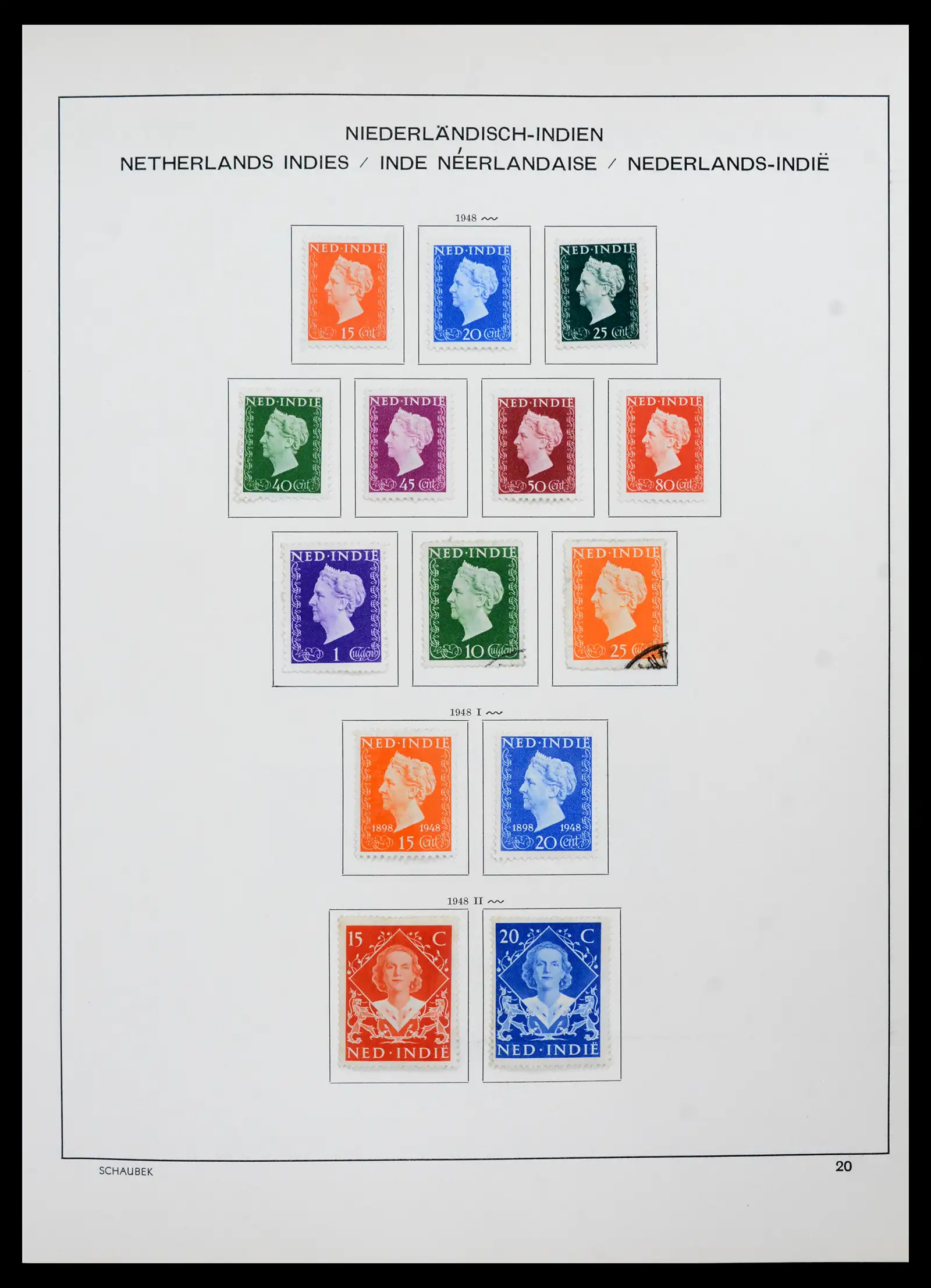 42095 0031 - Postzegelverzameling 42095 Nederlands Indië 1864-1948.