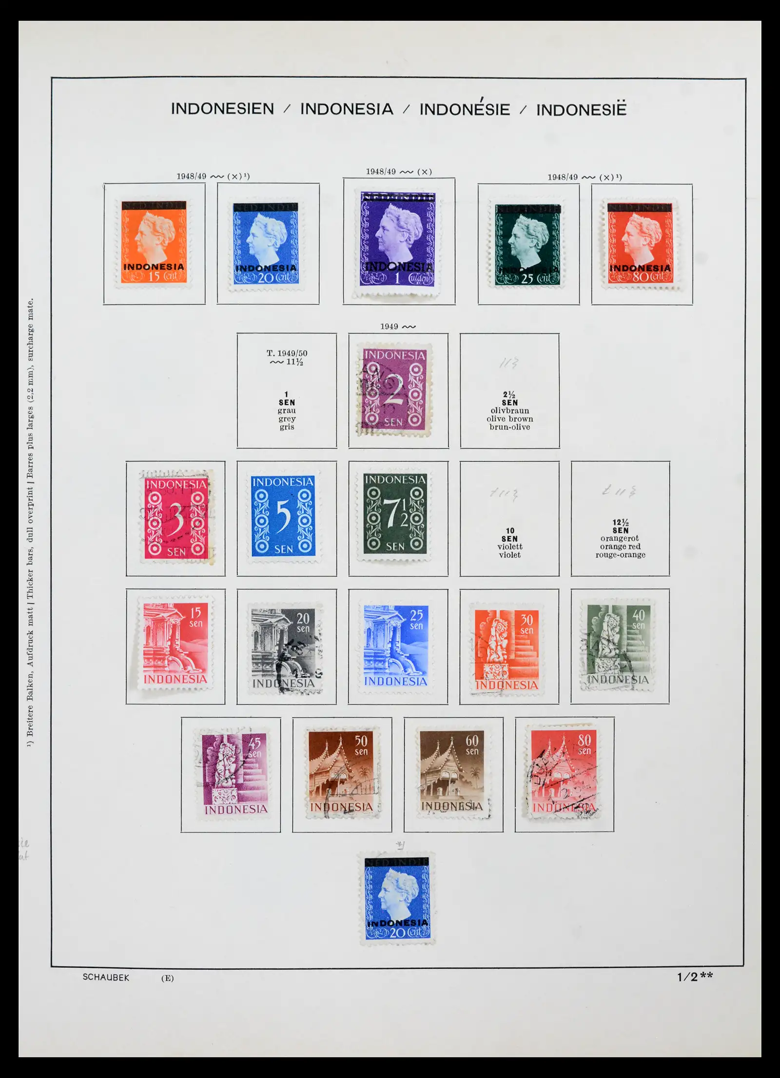 42095 0034 - Postzegelverzameling 42095 Nederlands Indië 1864-1948.