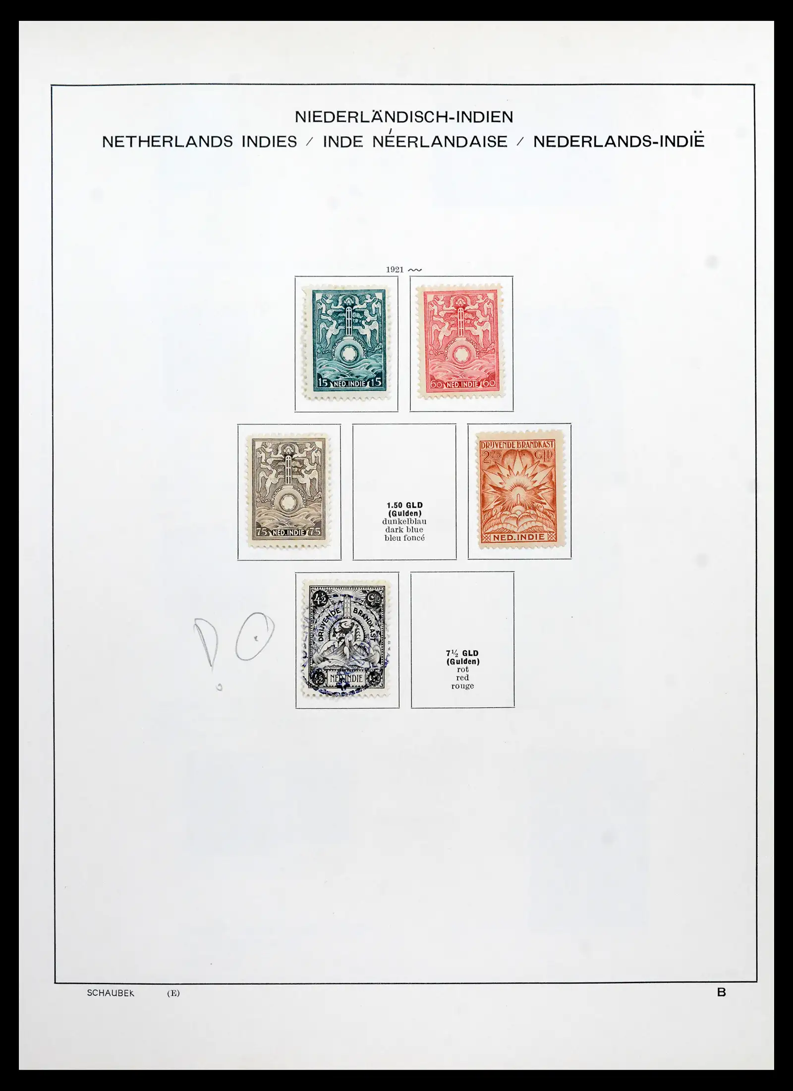 42095 0043 - Postzegelverzameling 42095 Nederlands Indië 1864-1948.