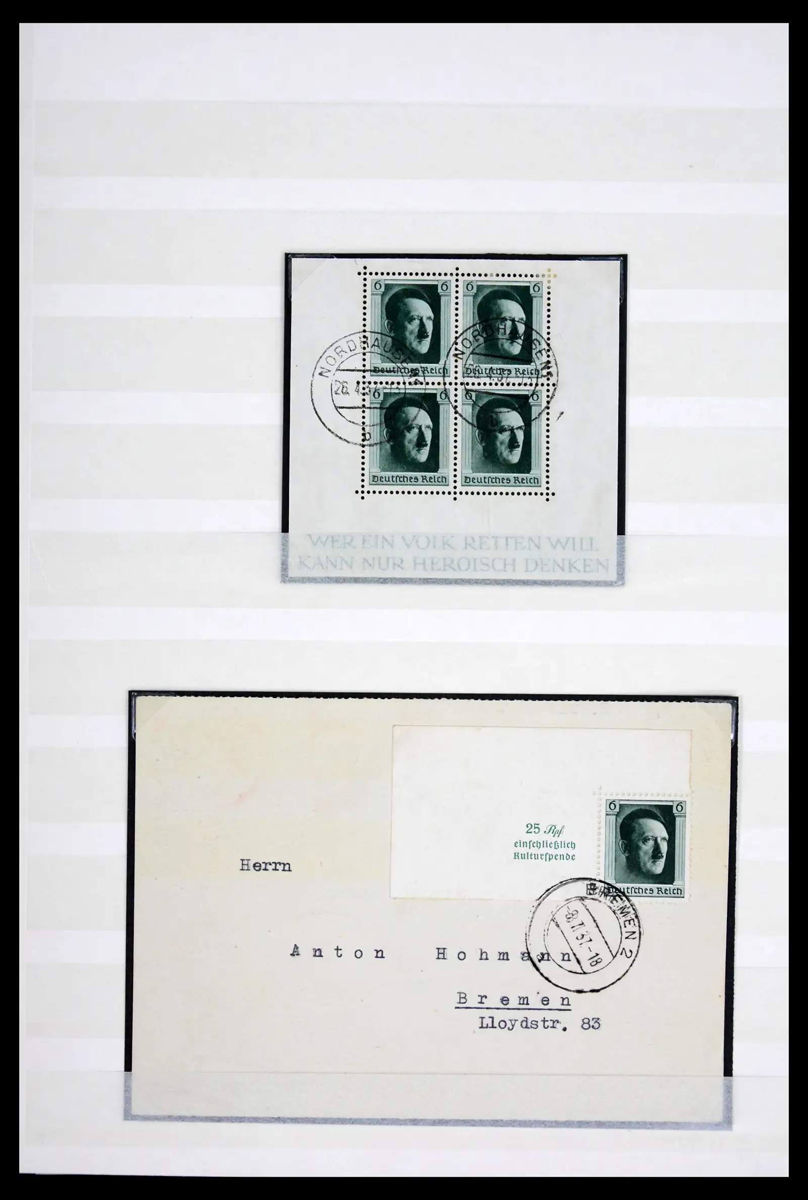 42098 0004 - Postzegelverzameling 42098 Duitse Rijk 1937.