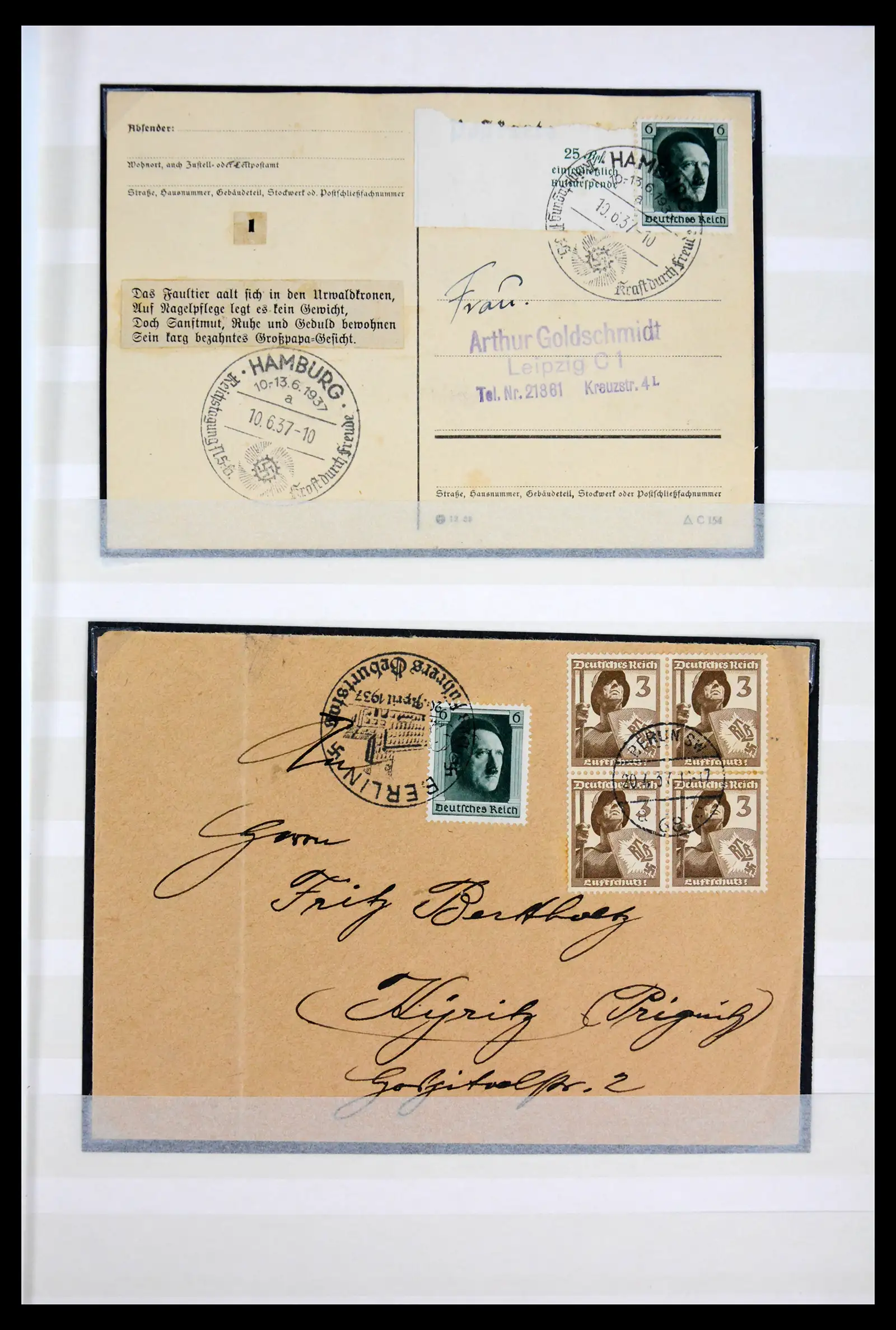 42098 0005 - Postzegelverzameling 42098 Duitse Rijk 1937.