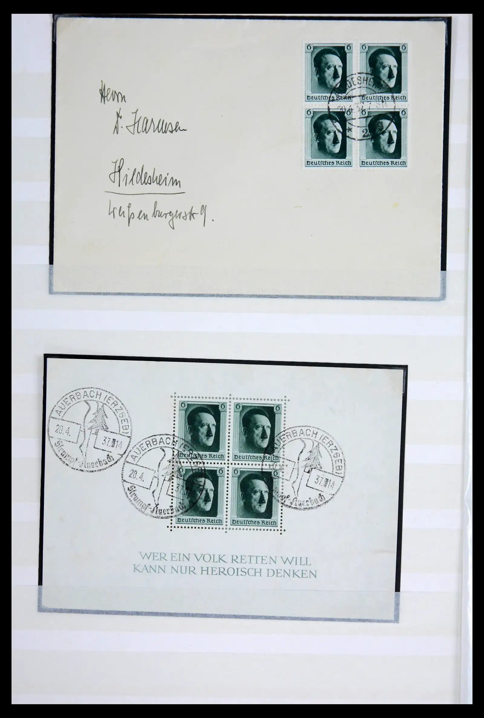 42098 0008 - Postzegelverzameling 42098 Duitse Rijk 1937.